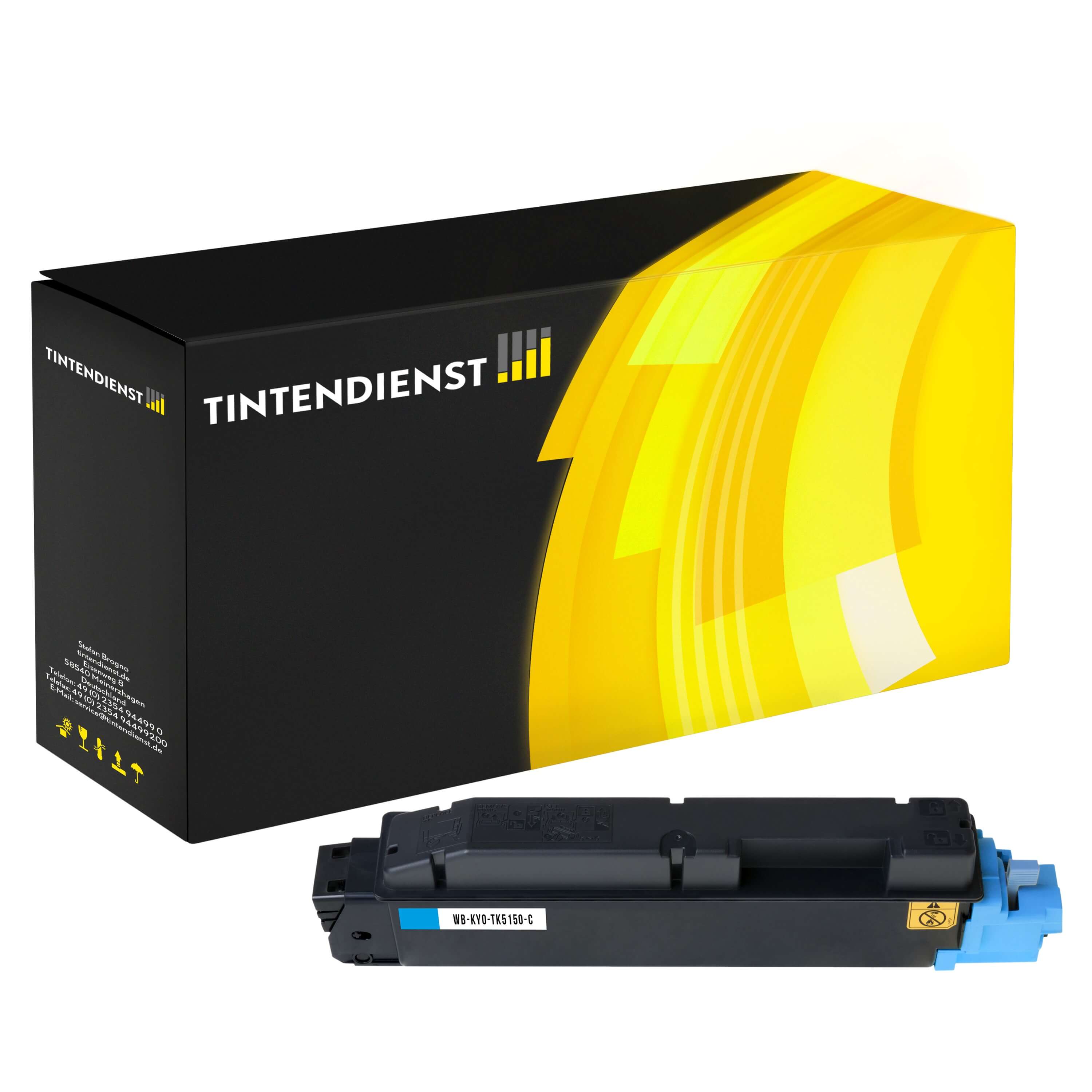 Toner kompatibel für Kyocera TK-5150C / 1T02NSCNL0 Cyan
