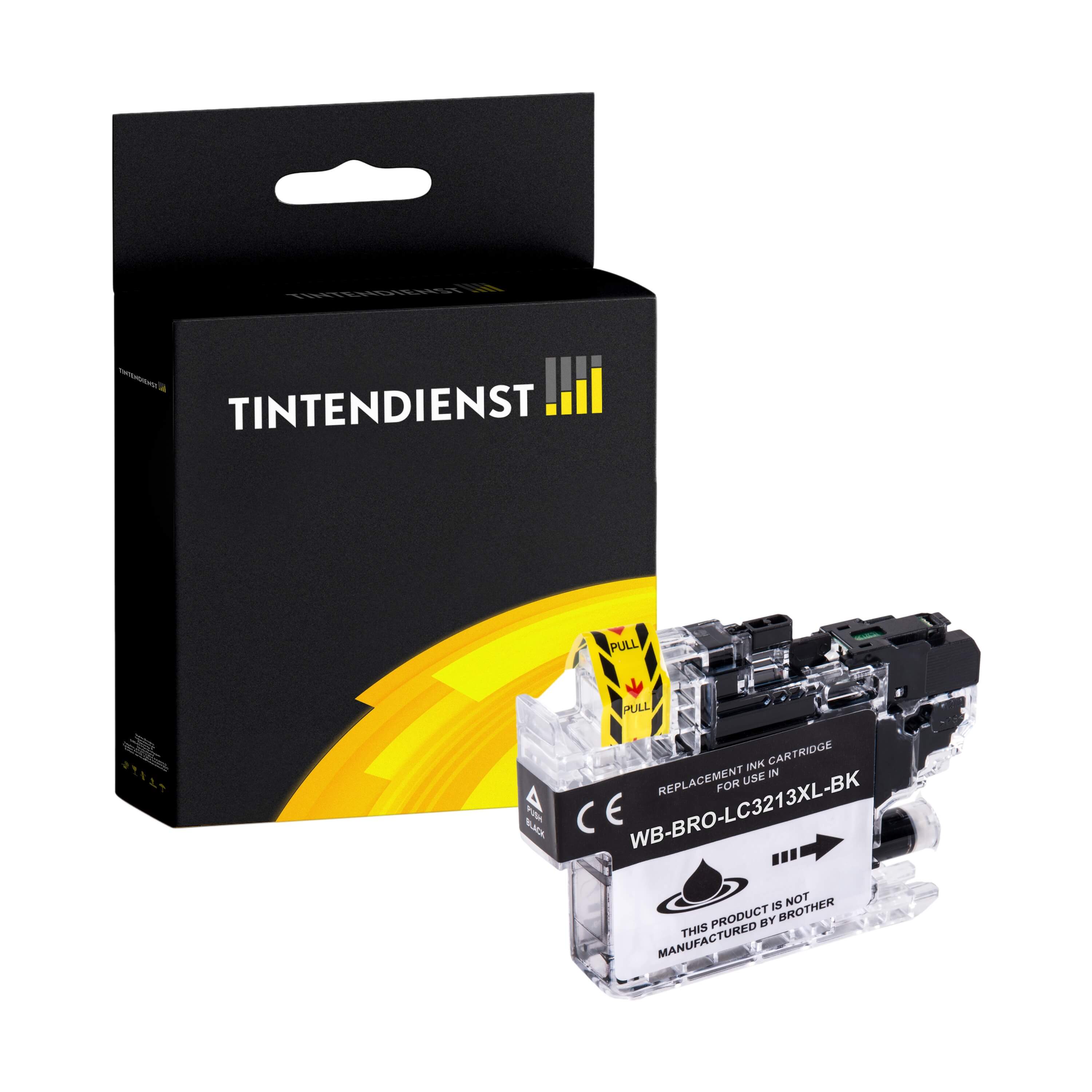 Druckerpatrone kompatibel für Brother MFC-J 491 DW (LC-3213BK) Schwarz
