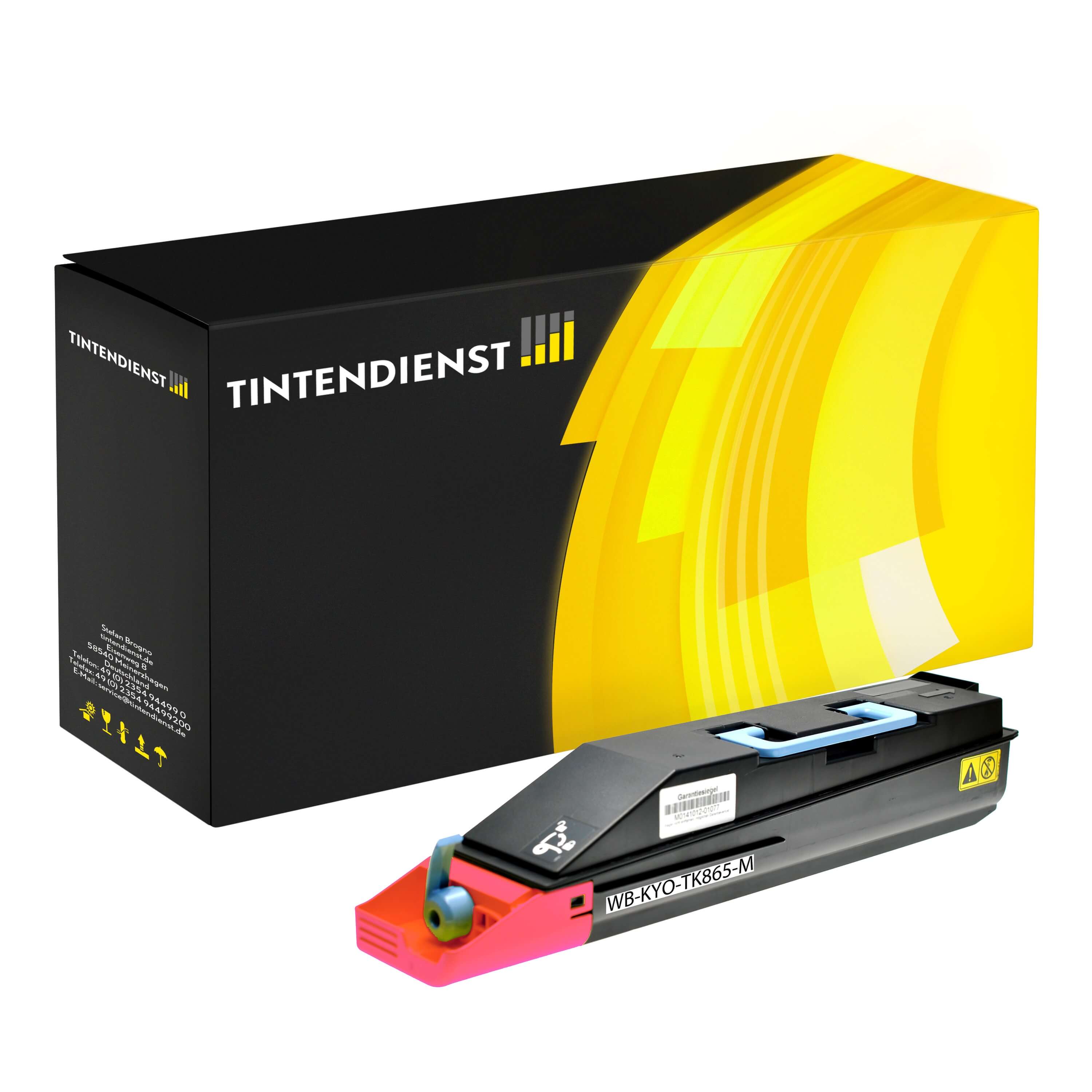 Toner kompatibel für Kyocera TASKalfa 250 ci (1T02JZBEU0 / TK-865M) Magenta