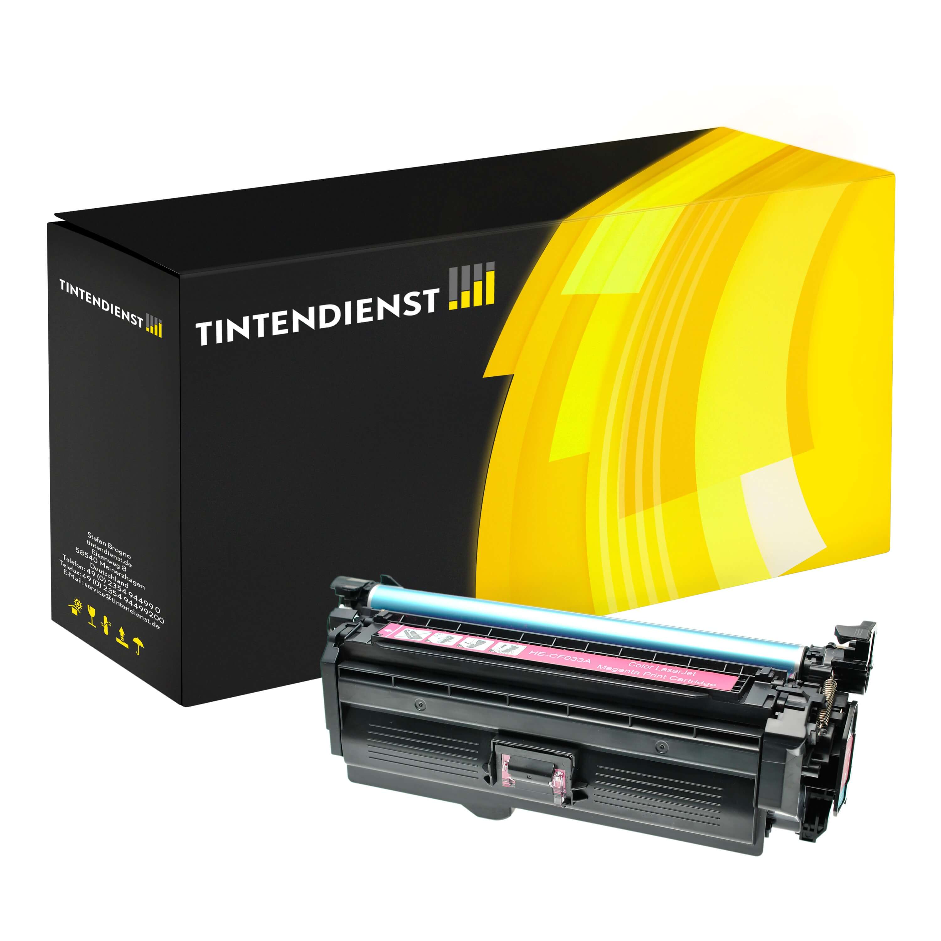 Toner kompatibel für HP Color LaserJet Enterprise CM 4540 MFP (CF033A / 646A) Magenta