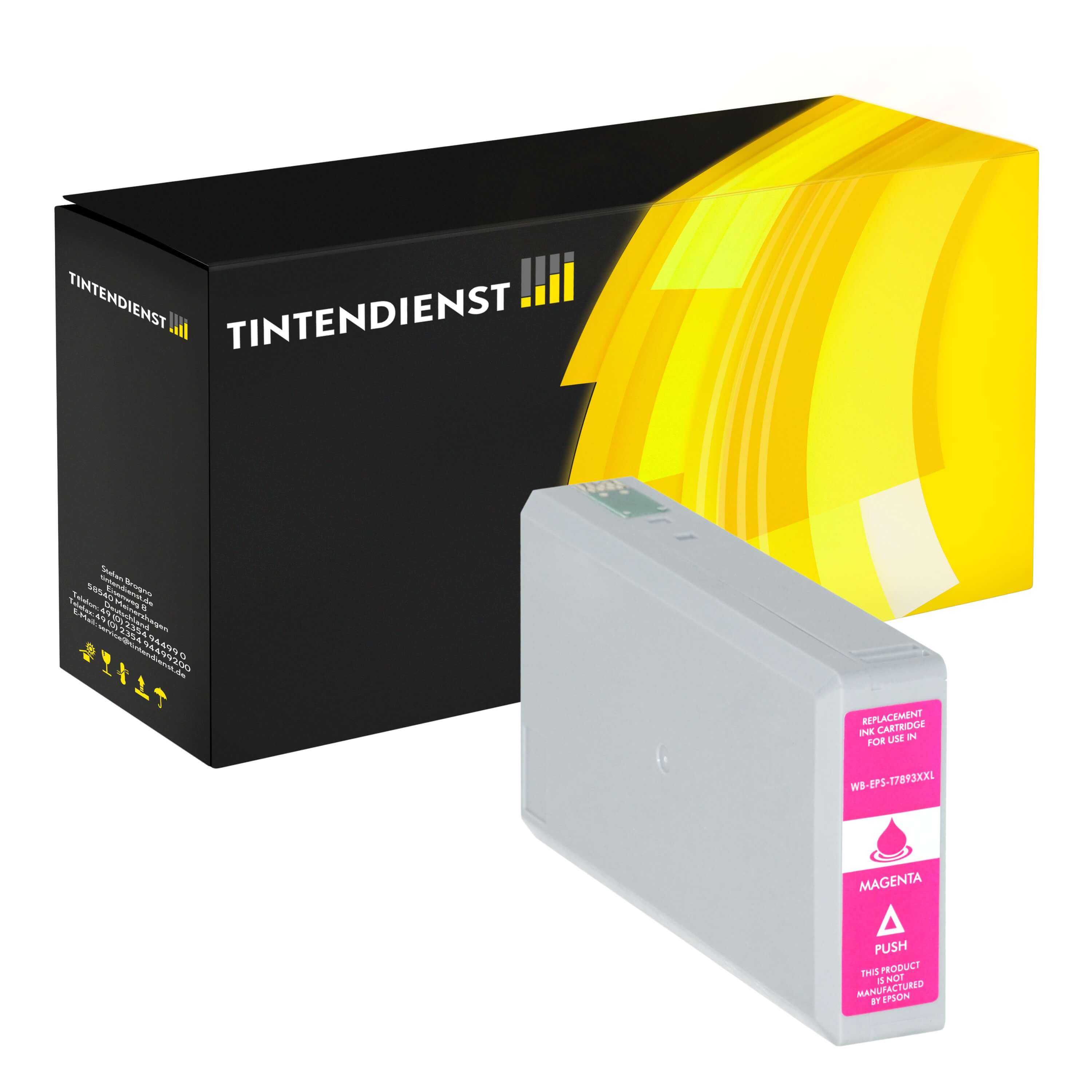 Druckerpatrone kompatibel für Epson T7893 / C13T789340 Magenta