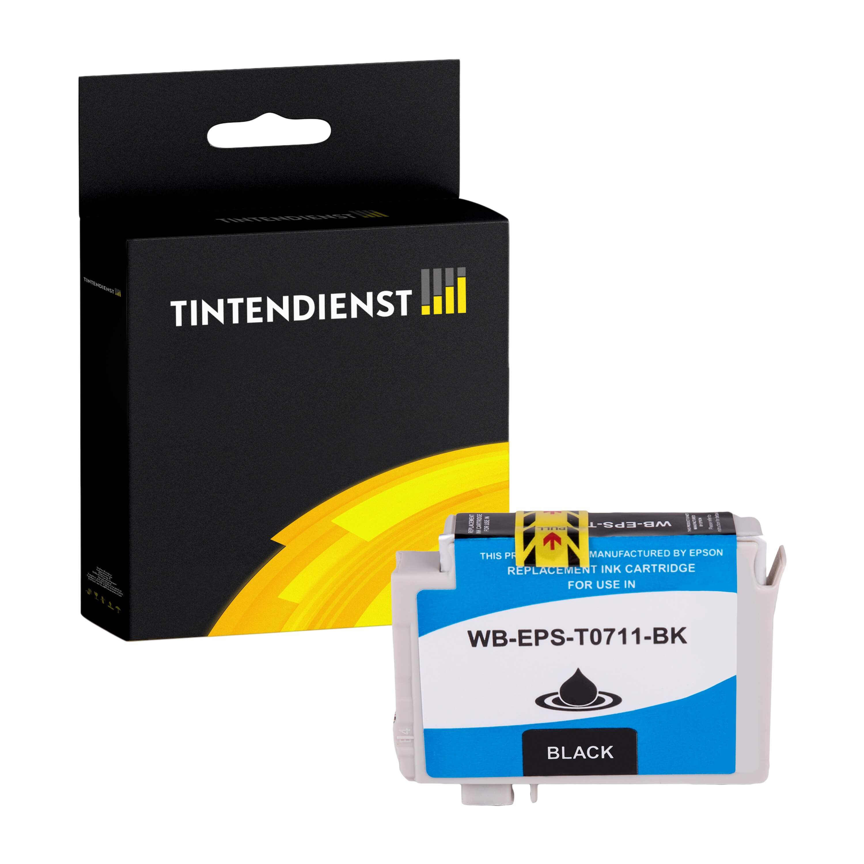 Druckerpatrone kompatibel für Epson Stylus DX 9200 (C13T07114011 / T0711) Schwarz