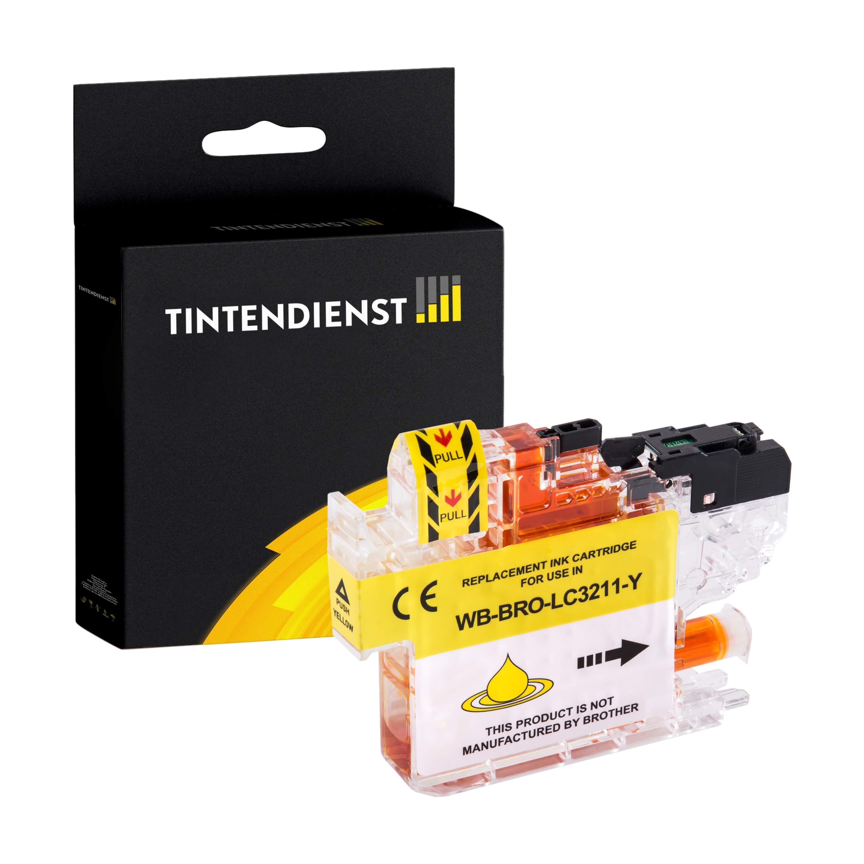 Druckerpatrone kompatibel für Brother MFC-J 497 DW (LC-3211Y) Gelb