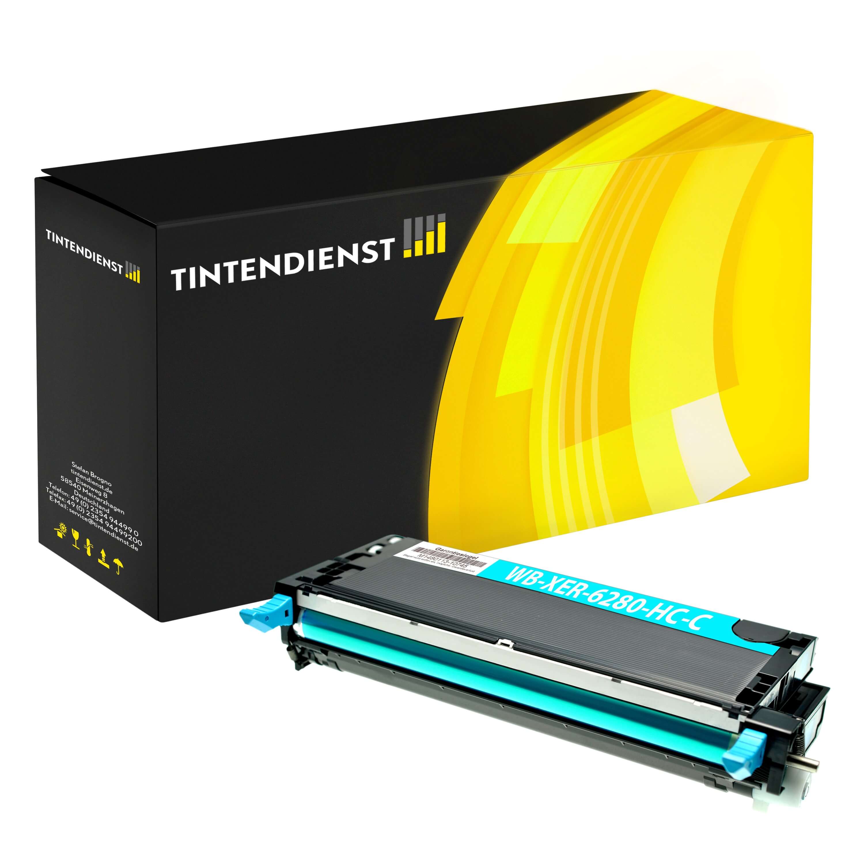 Toner kompatibel für Xerox Phaser 6280 DNM (106R01392) Cyan