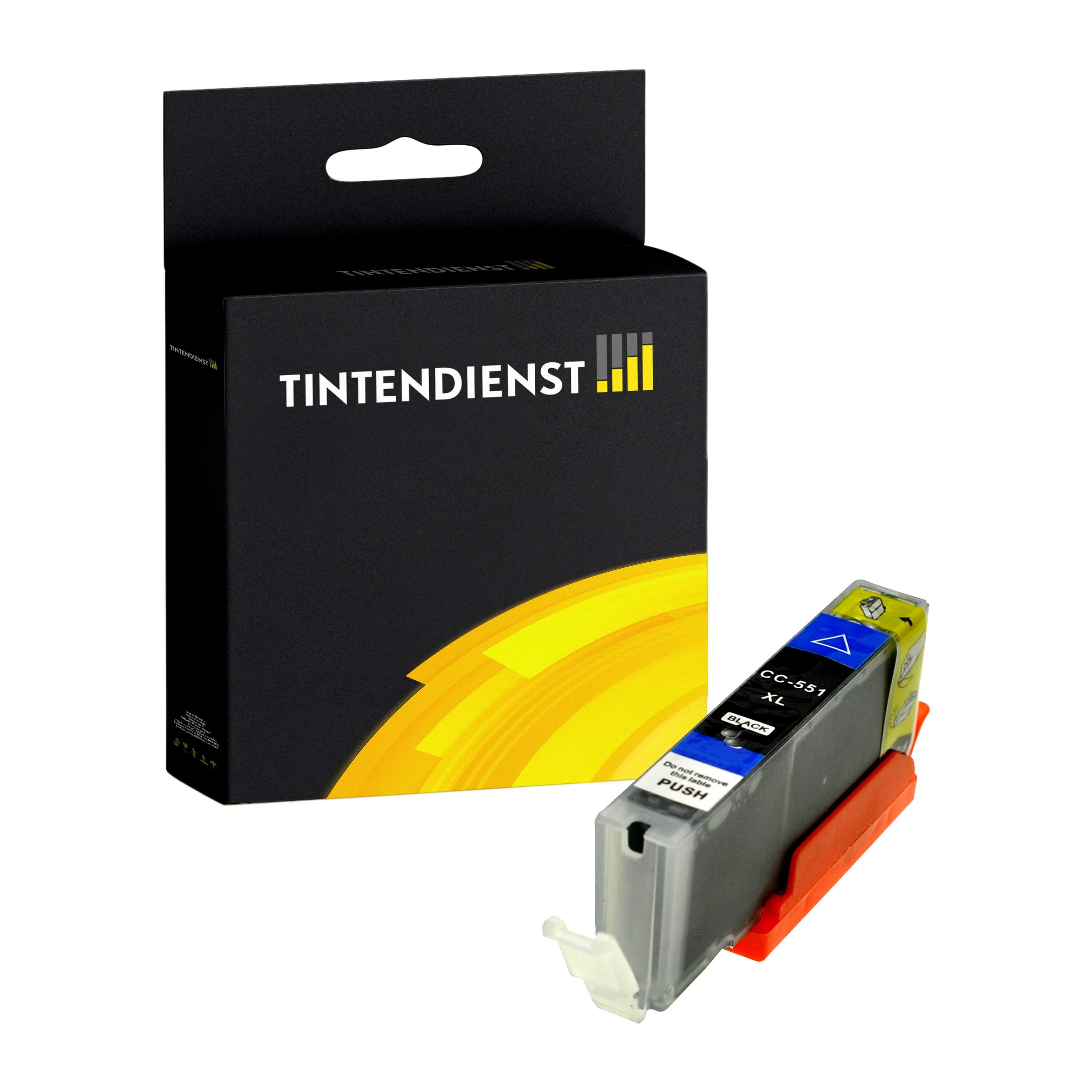 Druckerpatrone kompatibel für Canon Pixma IP 7200 Series (6443B001 / CLI-551BKXL) Schwarz