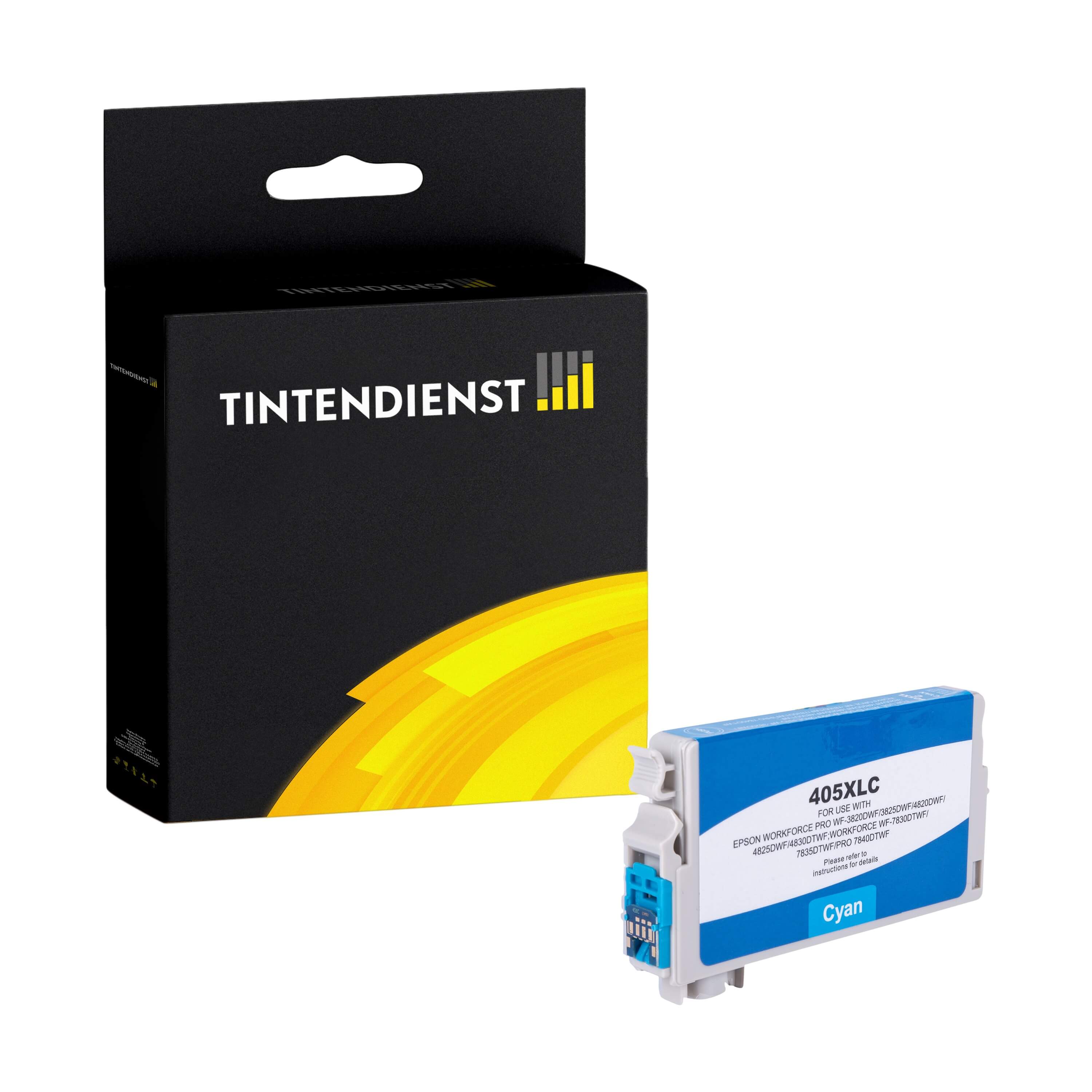 Druckerpatrone kompatibel für Epson Workforce Pro WF-4800 Series (C13T05H24010 / 405XL) Cyan