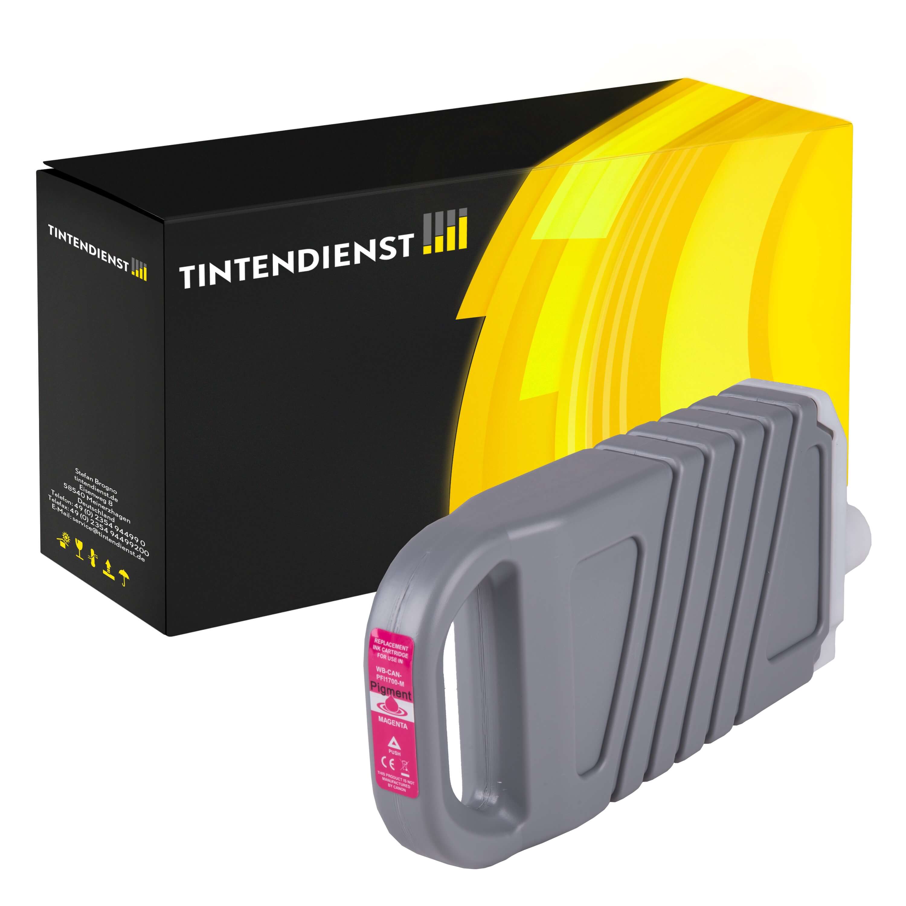 Druckerpatrone kompatibel für Canon 0777C001 / PFI-1700M Magenta