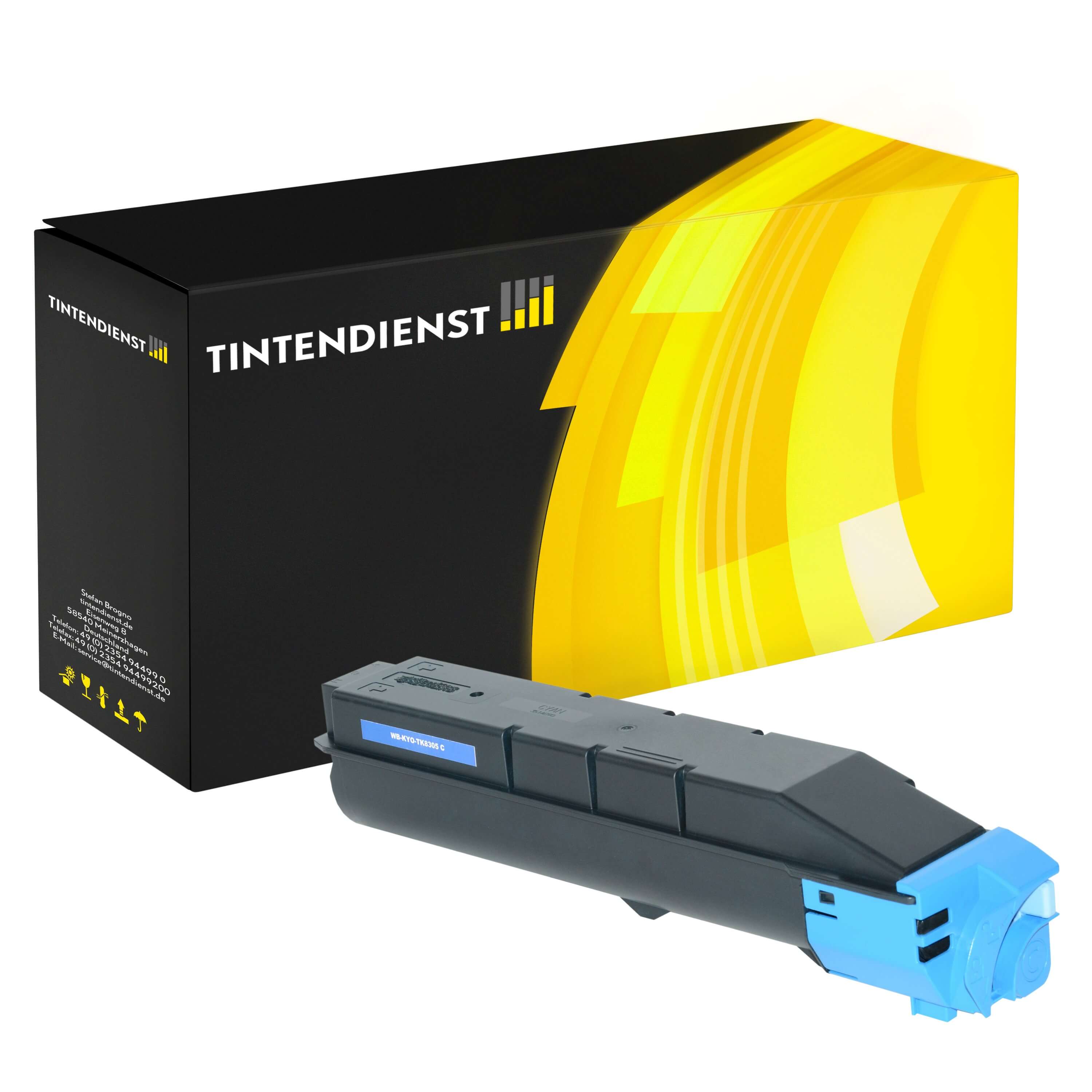 Toner kompatibel für Kyocera TASKalfa 3050 ci (1T02LKCNL0 / TK-8305C) Cyan