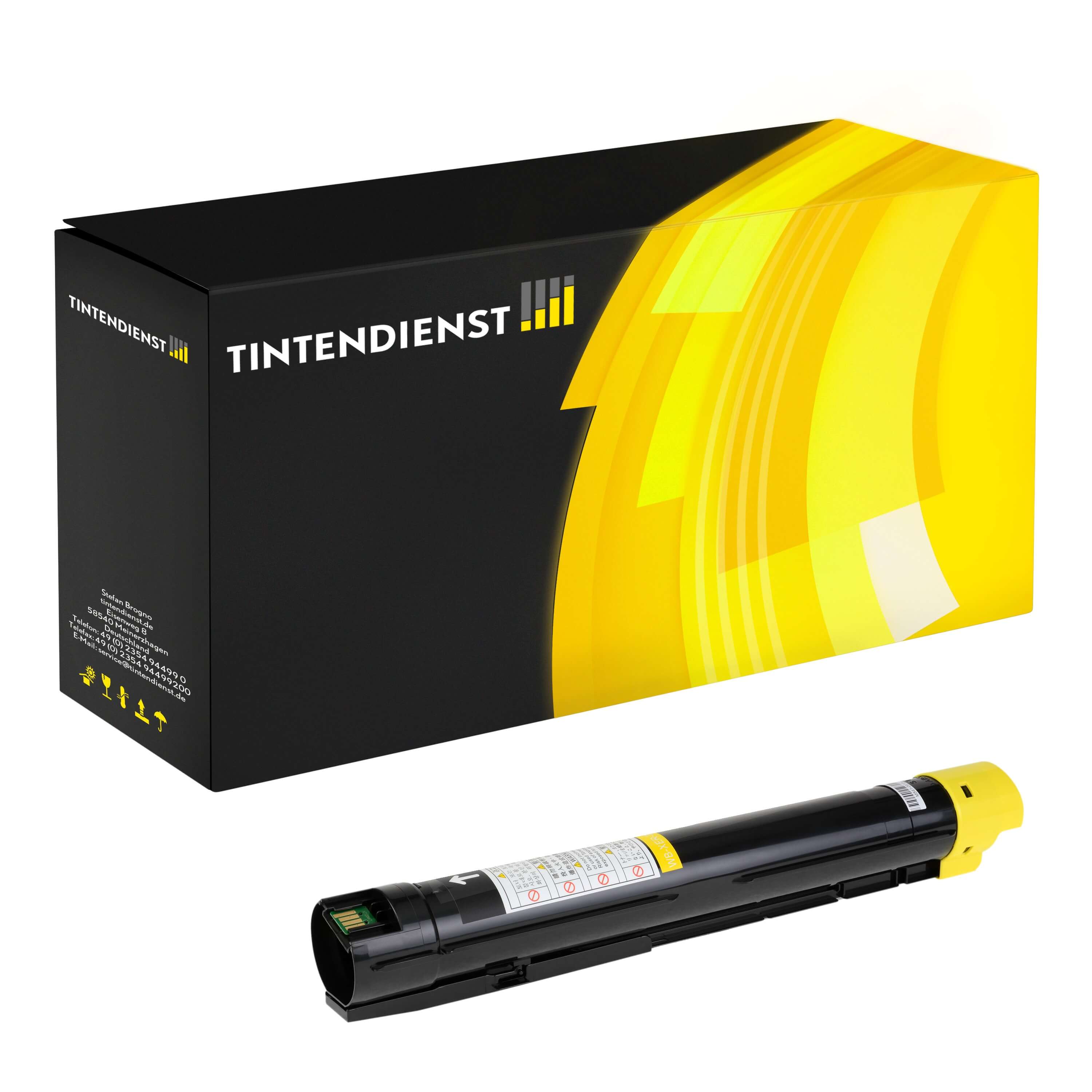 Toner kompatibel für Xerox WorkCentre 7125 T (006R01458) Gelb