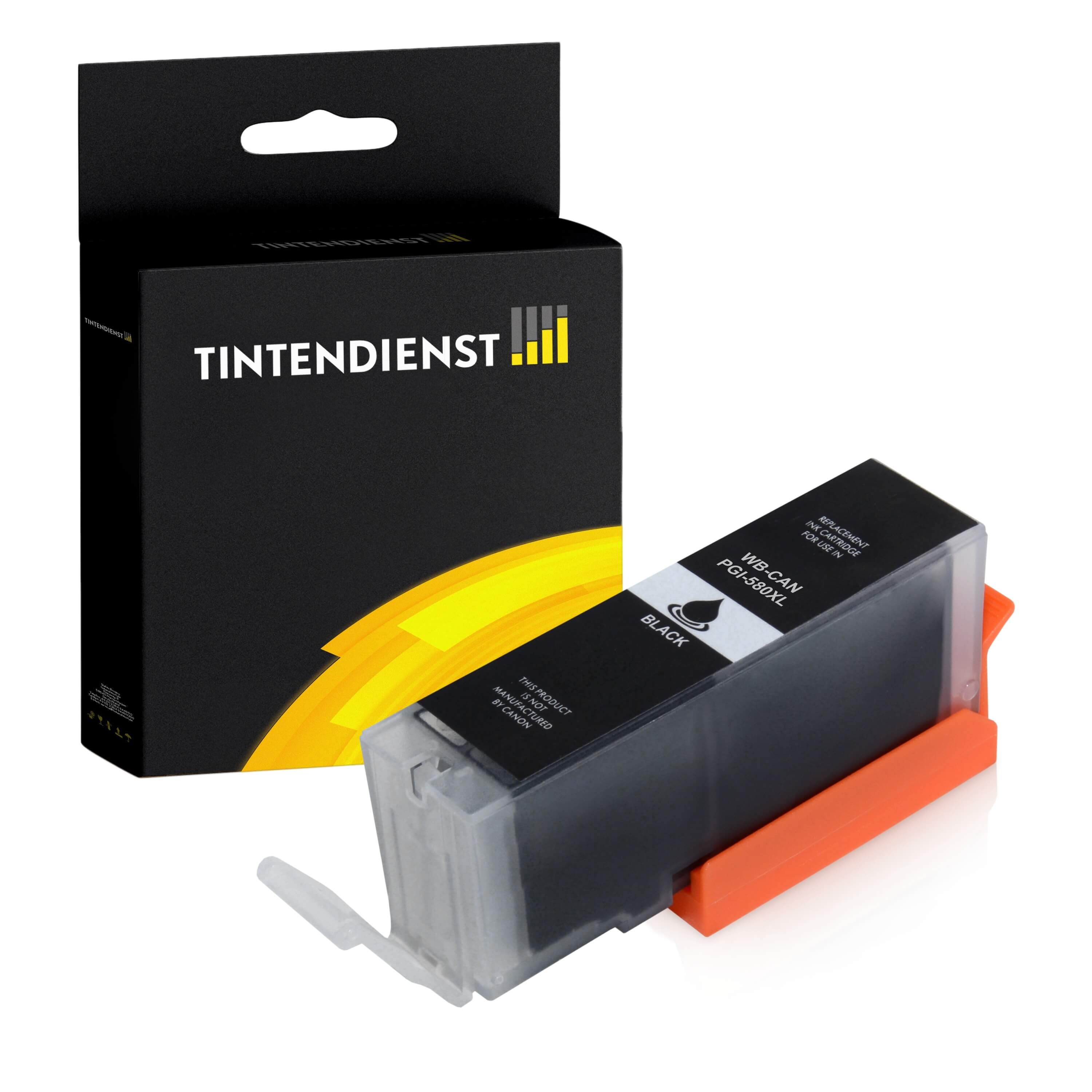Druckerpatrone kompatibel für Canon Pixma TS 6350 (2078C001 / PGI-580PGBK) Schwarz