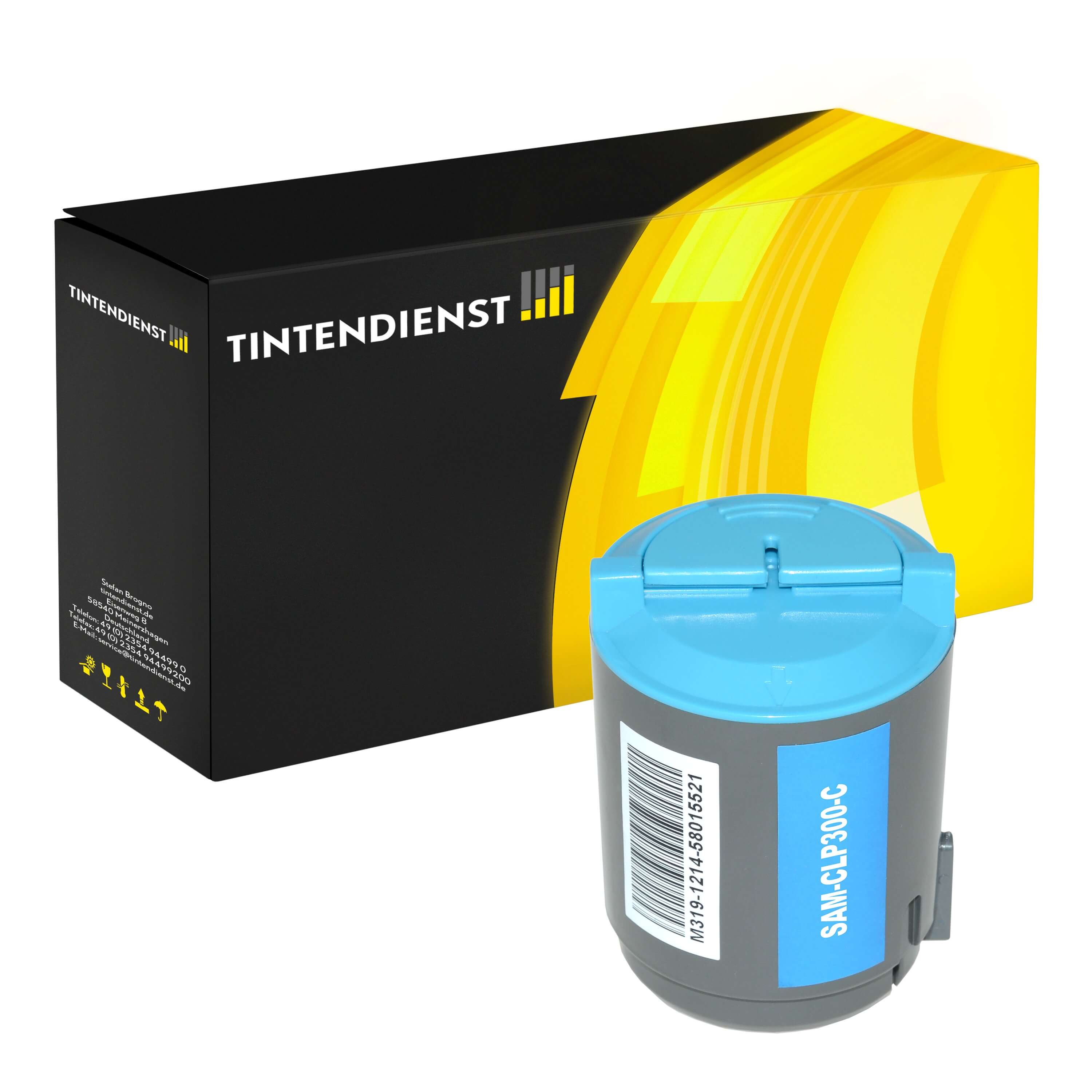 Toner kompatibel für Samsung CLP-300 N (CLP-C300A/ELS) Cyan