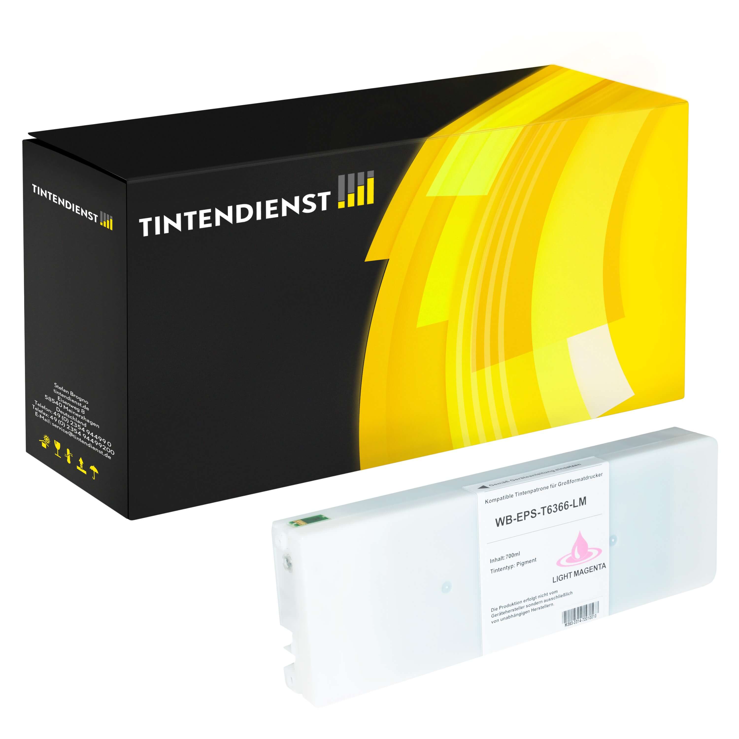 Druckerpatrone kompatibel für Epson Stylus Pro 9890 Series (C13T636600 / T6366) Photo Magenta