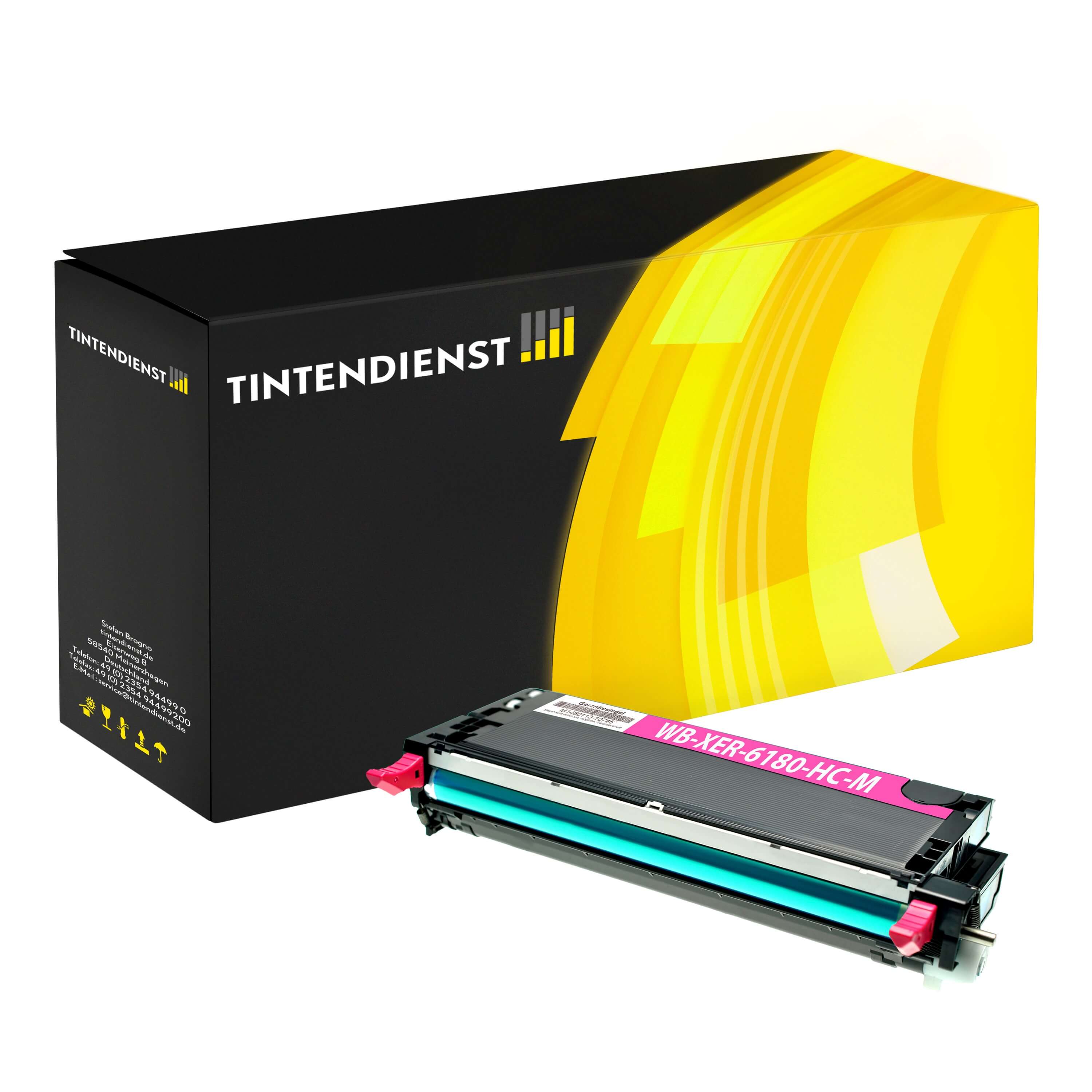 Toner kompatibel für Xerox Phaser 6180 N (113R00724) Magenta