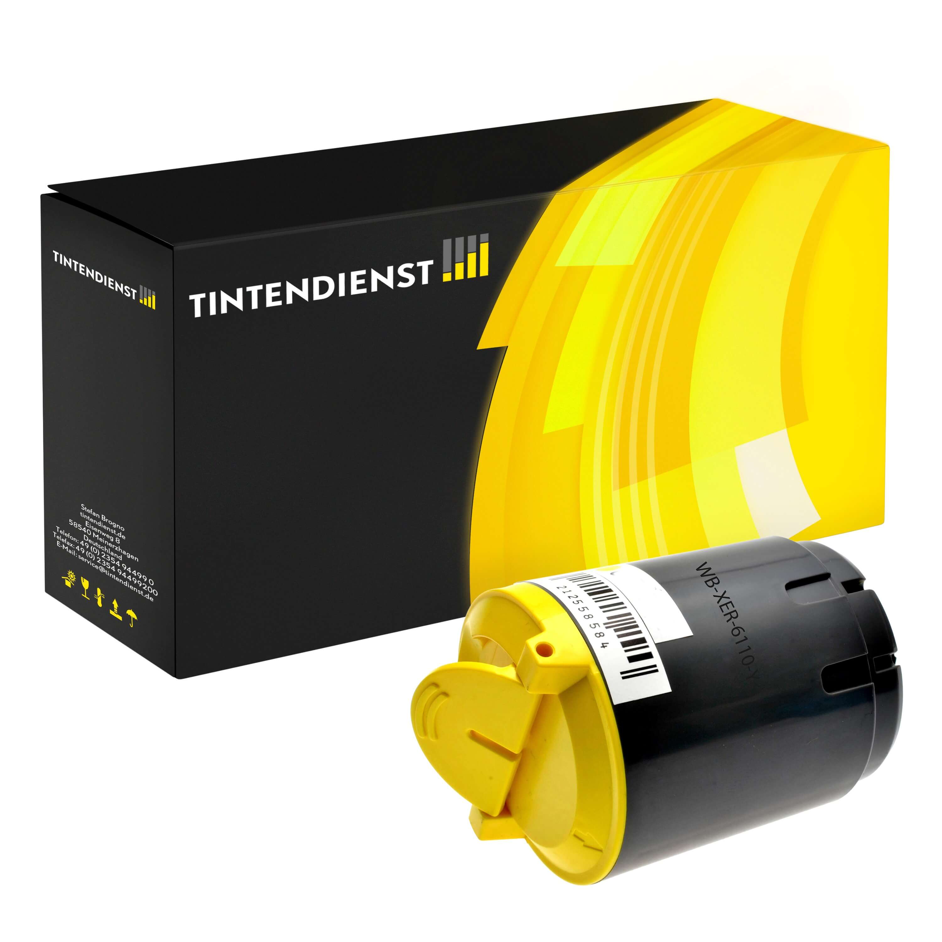 Toner kompatibel für Xerox 106R01273 Gelb