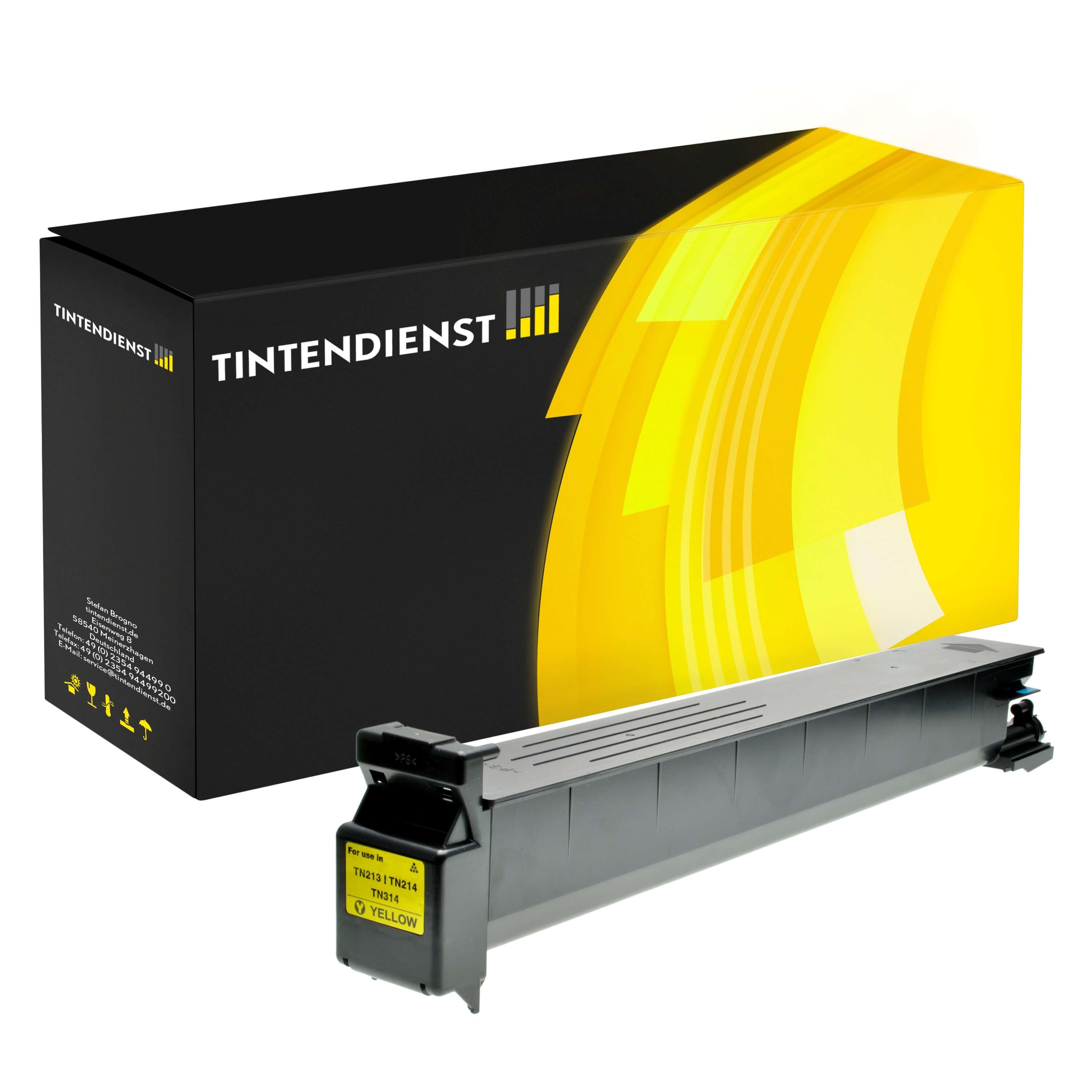 Toner kompatibel für Konica Minolta TN-213Y / A0D7252 Gelb