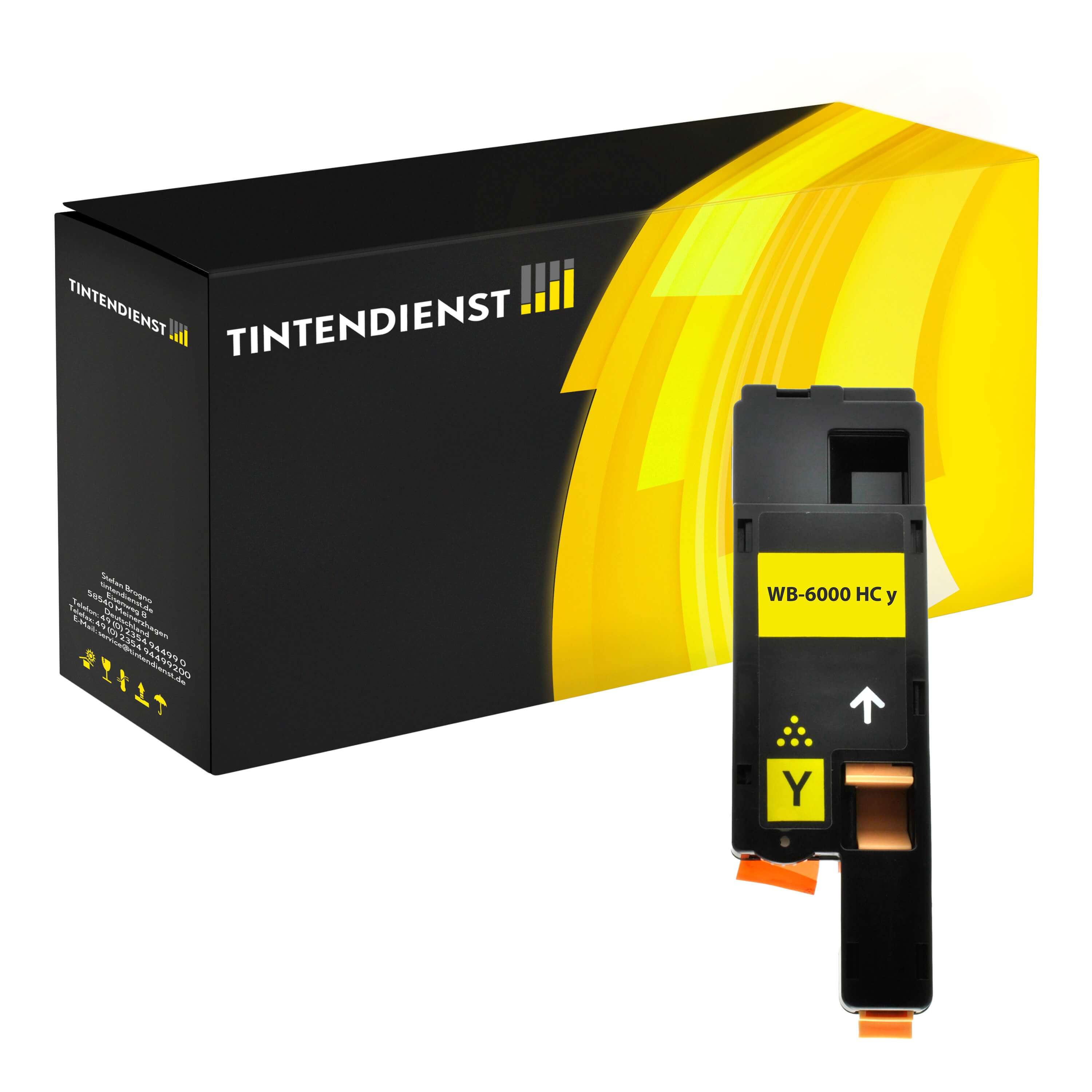 Toner kompatibel für Xerox WorkCentre 6015 (106R01629) Gelb