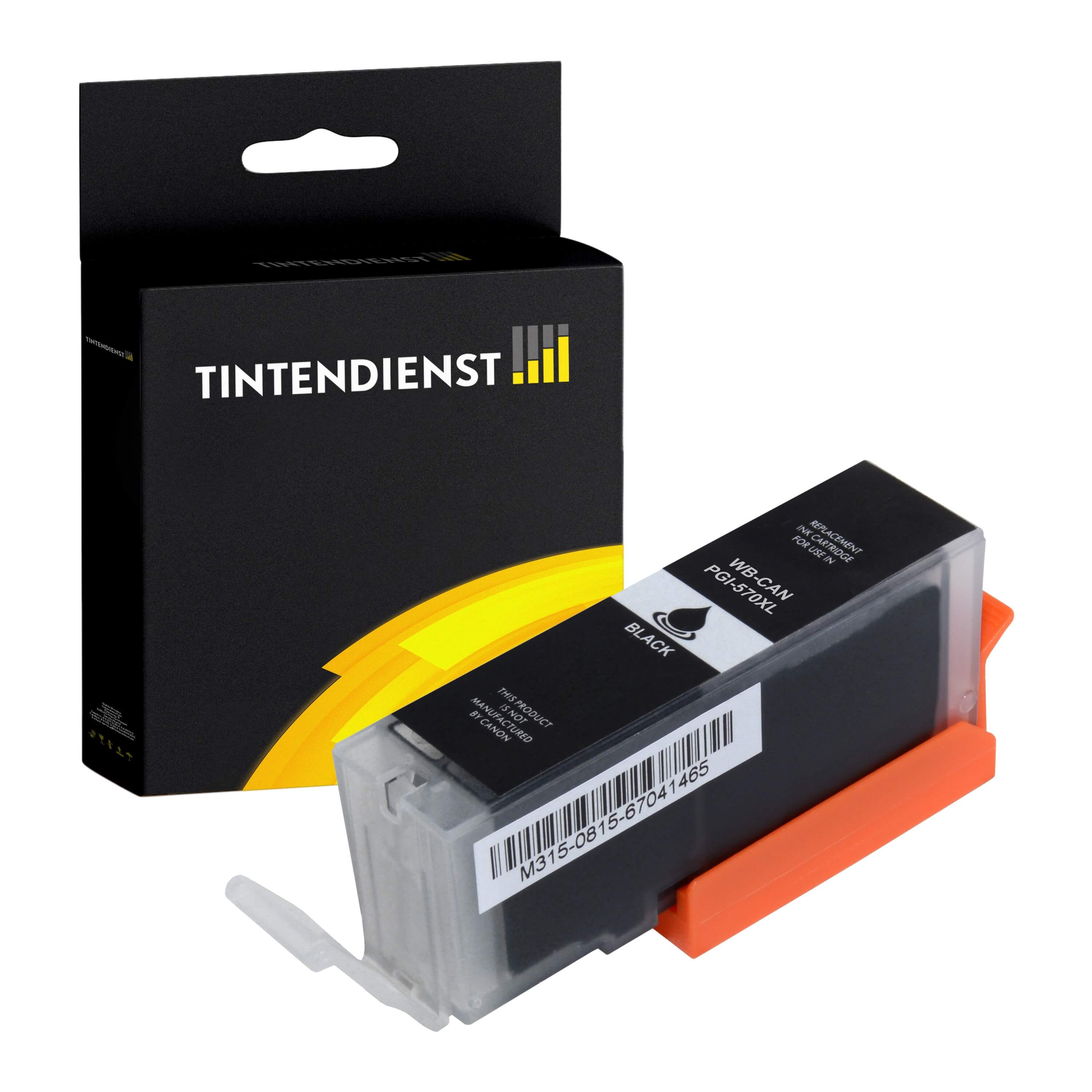 Druckerpatrone kompatibel für Canon Pixma TS 8050 Series (0318C001 / PGI-570PGBKXL) Schwarz