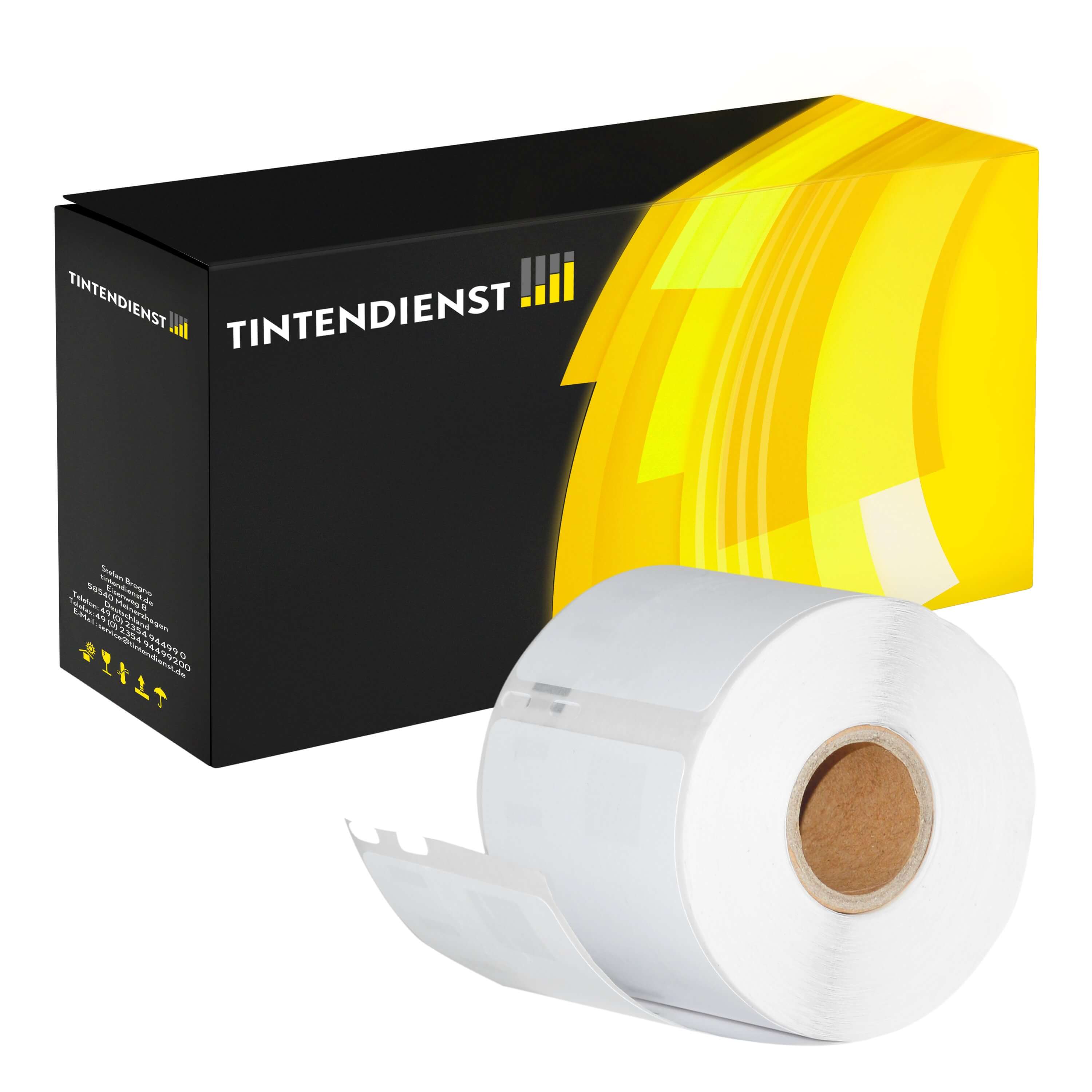 Mehrzwecketiketten (groß) kompatibel für Dymo LABELWRITER Twin Turbo (99015 / S0722440) 70mm/54mm (320 Stück)