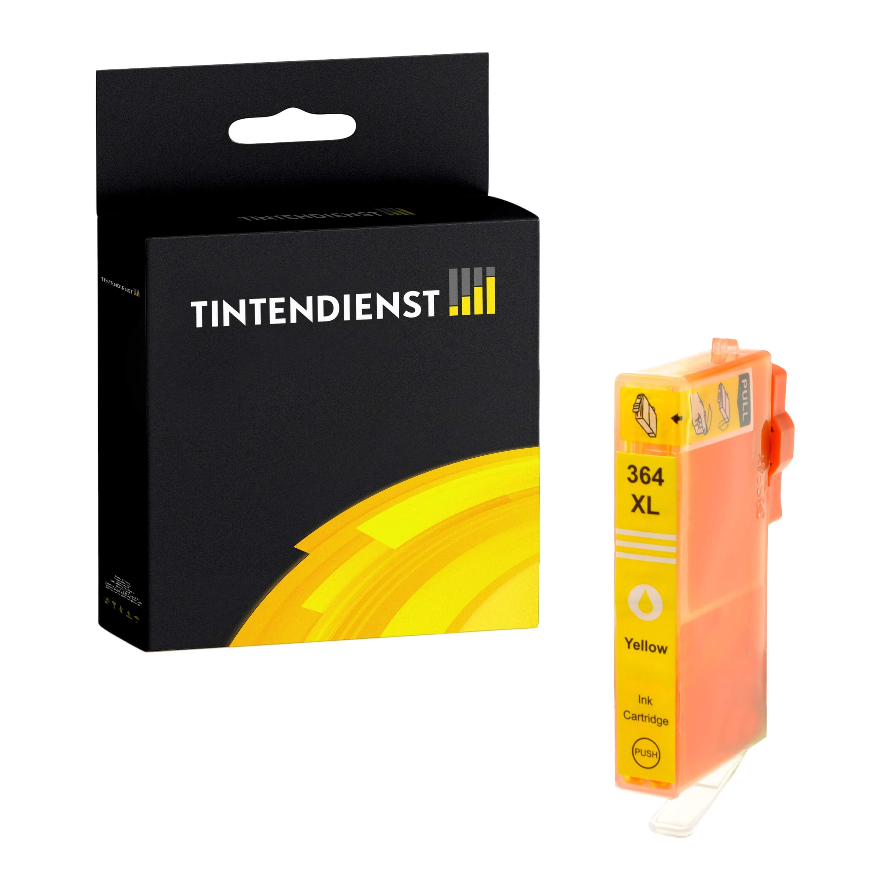Druckerpatrone kompatibel für HP PhotoSmart Wireless B 109 a (CB325EE / 364XL) Gelb
