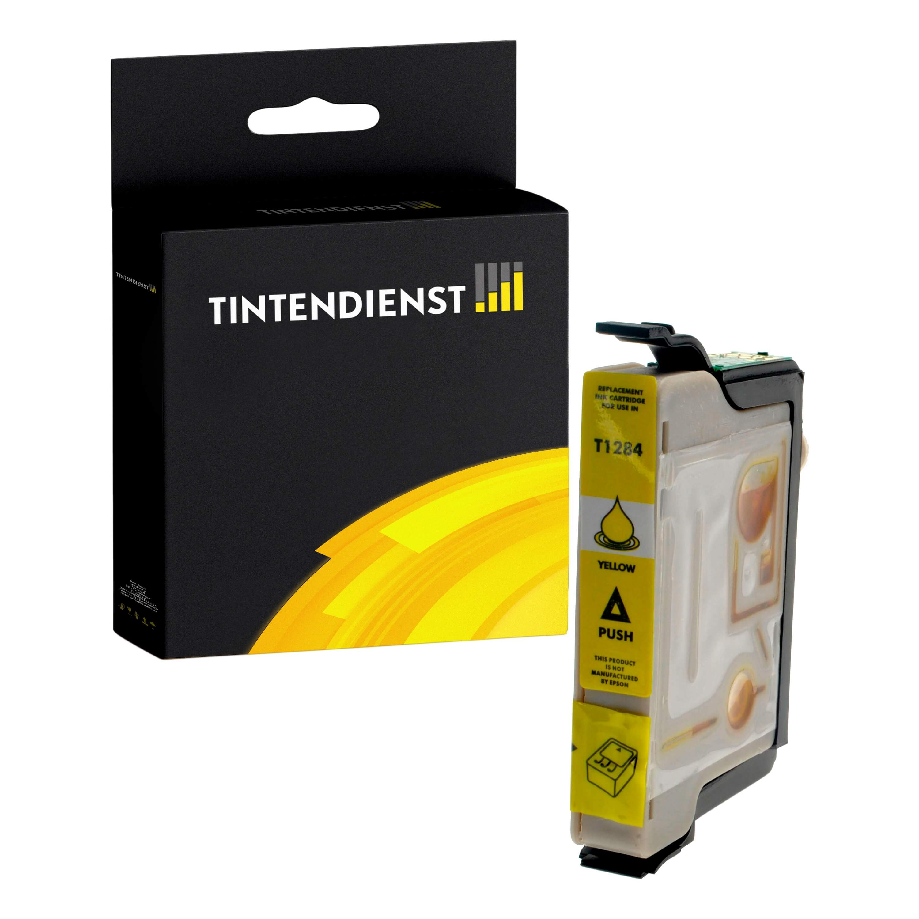 Druckerpatrone kompatibel für Epson Stylus SX 435 W (C13T12844011 / T1284) Gelb