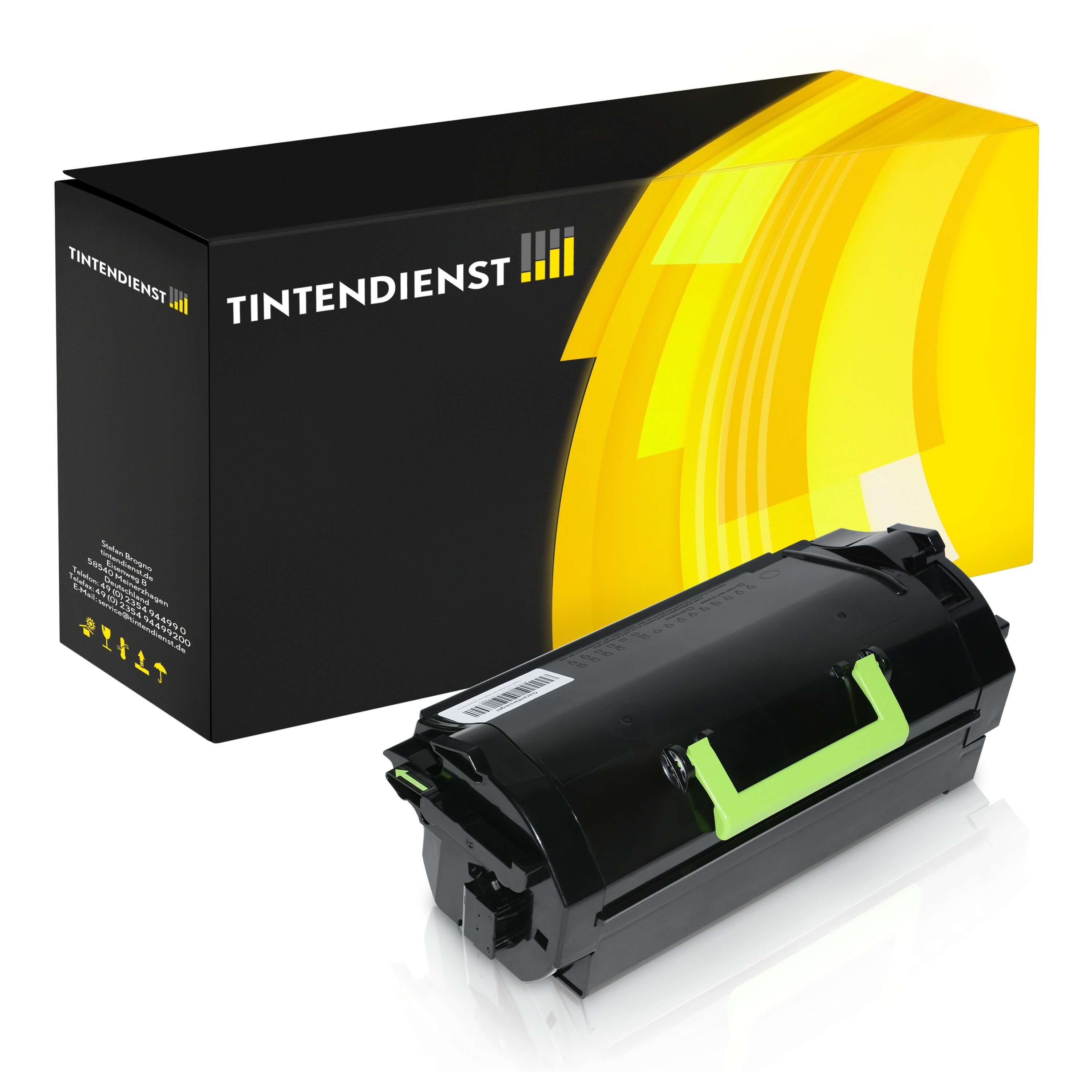 Toner kompatibel für Lexmark M 5163 dn (24B6015) Schwarz