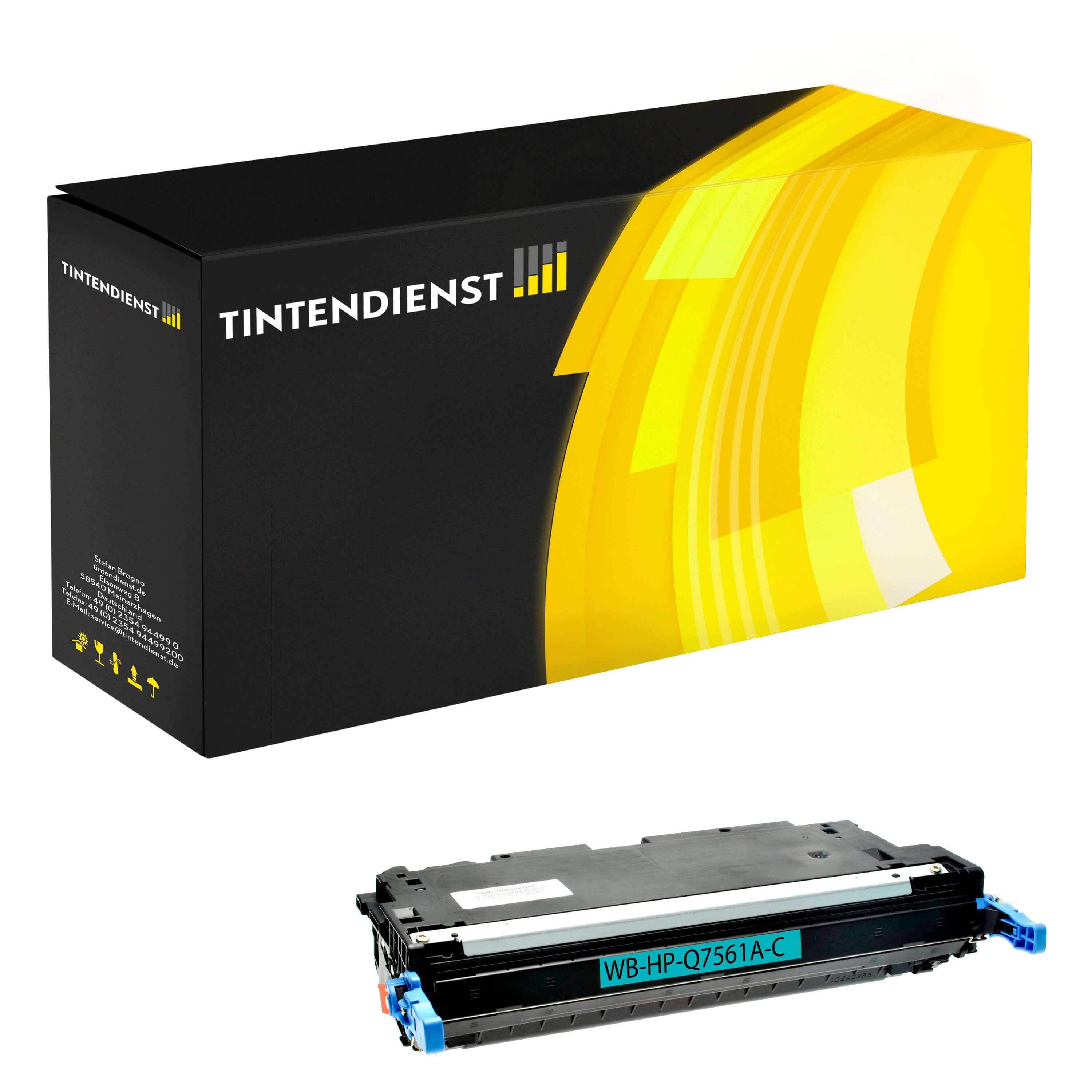 Toner kompatibel für HP Color LaserJet 2700 N (Q7561A / 314A) Cyan