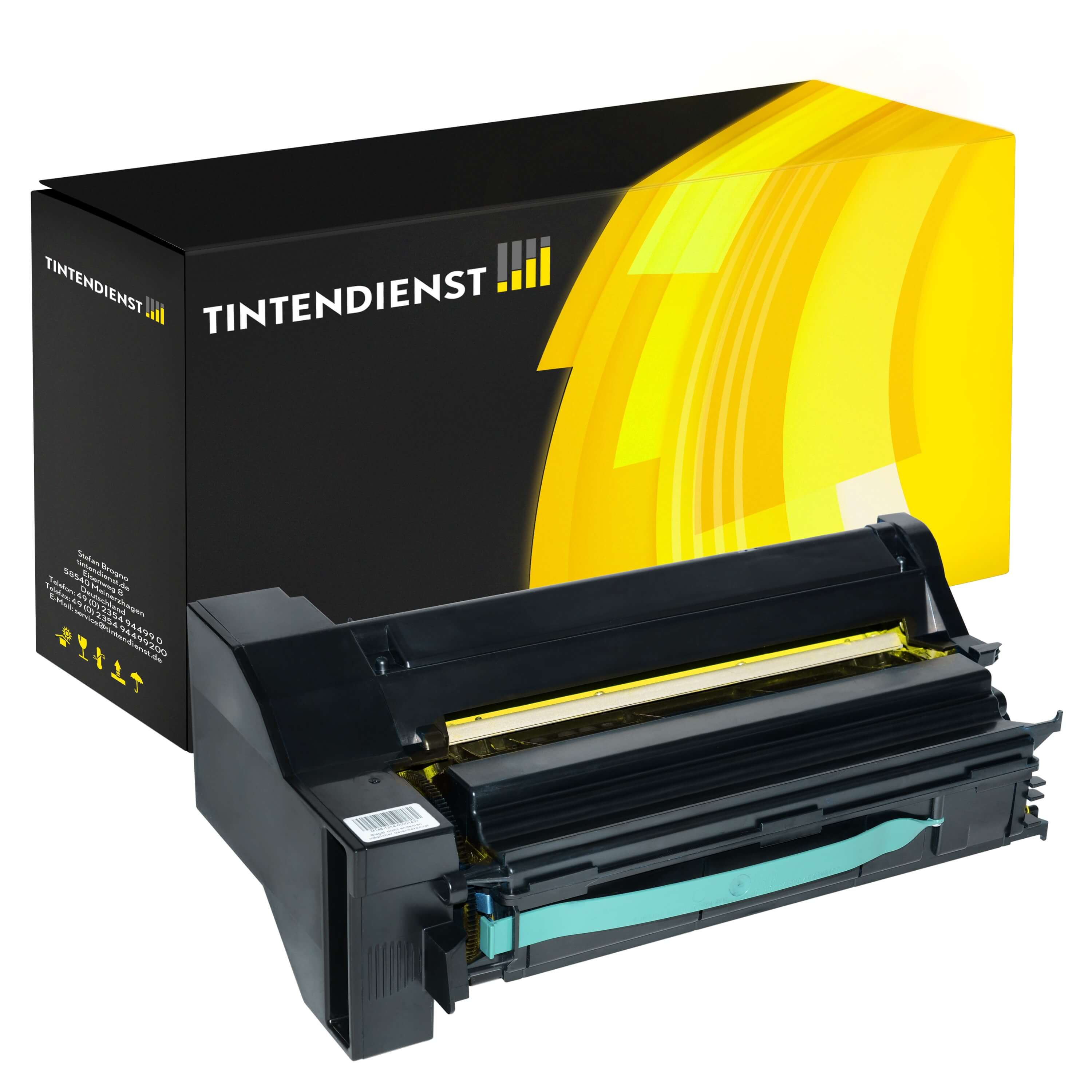 Toner kompatibel für Lexmark C 780 N (C780H2YG) Gelb