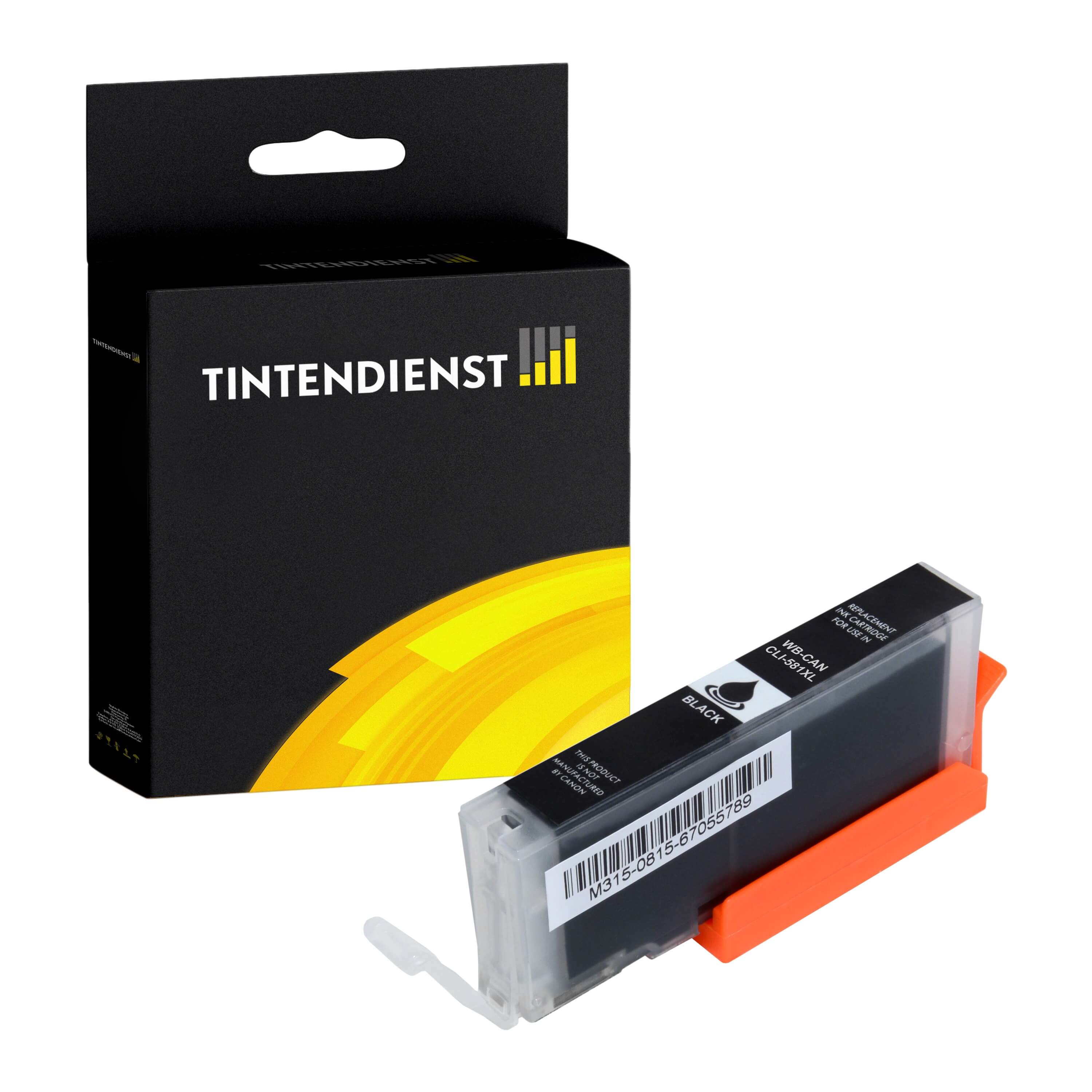 Druckerpatrone kompatibel für Canon Pixma TS 8350 Series (1998C001 / CLI-581BKXXL) Schwarz 2XL
