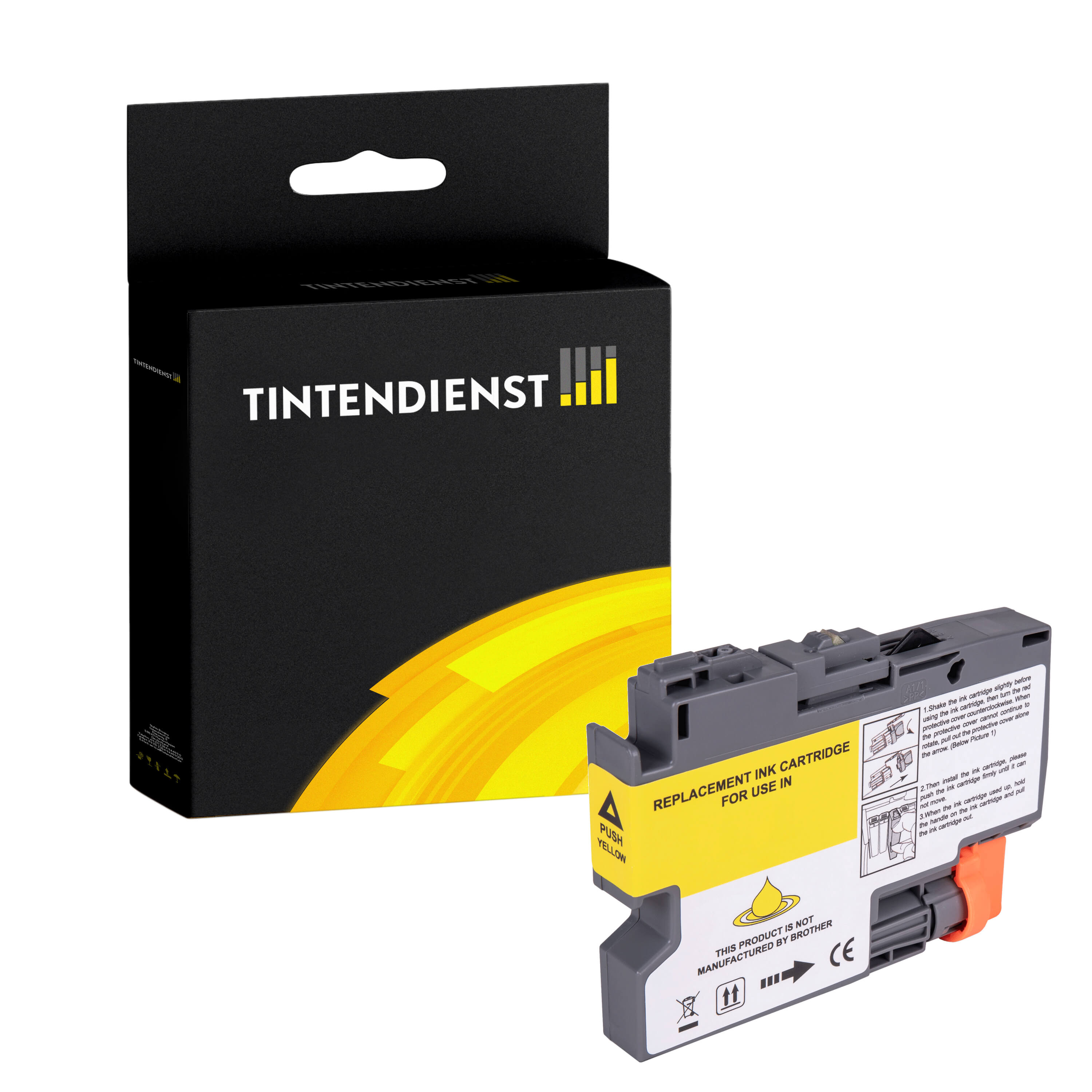 Druckerpatrone kompatibel für Brother MFC-J 6957 DW (LC-427XLY) Gelb 2XL