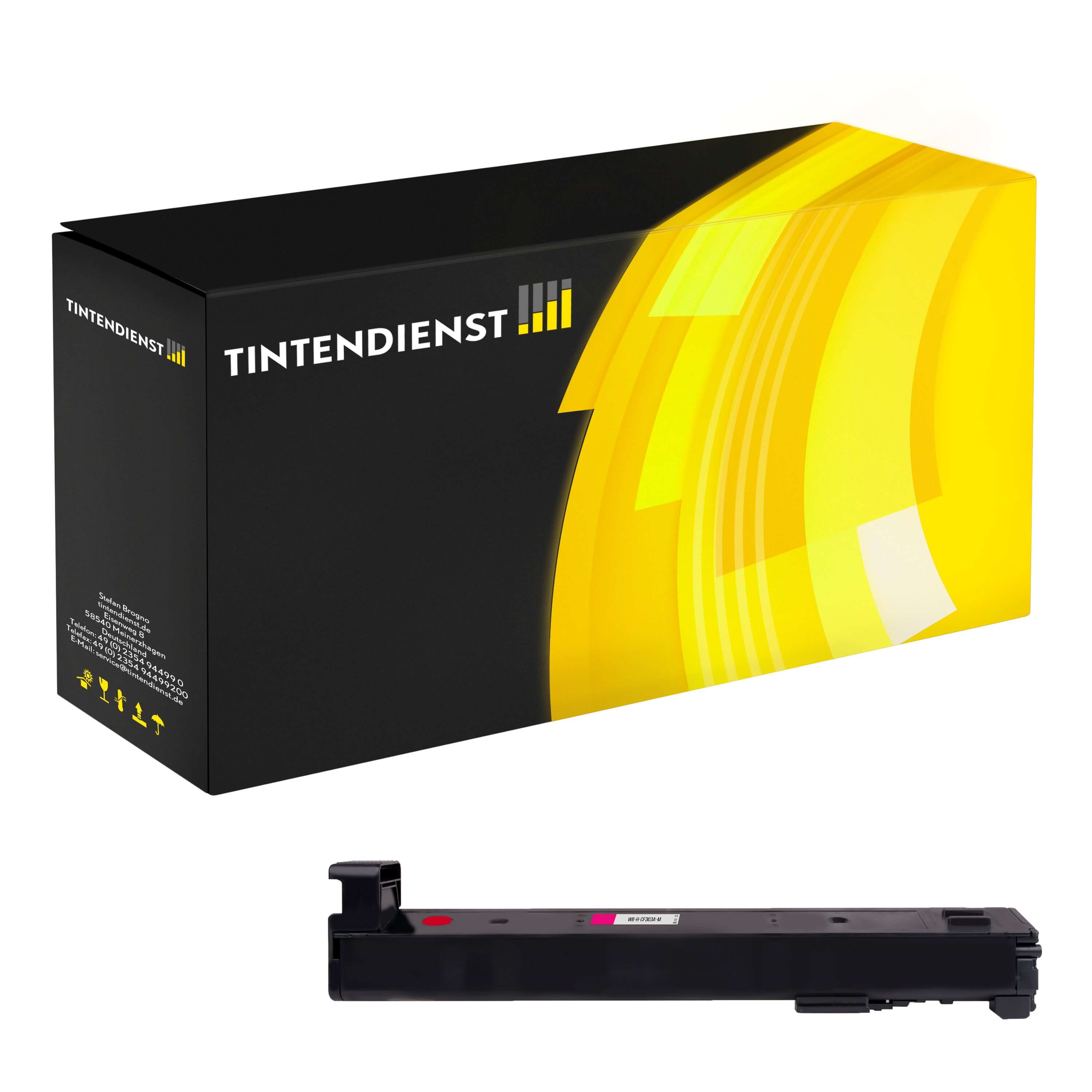 Toner kompatibel für HP Color LaserJet Enterprise MFP M 880 z Plus NFC (CF303A / 827A) Magenta