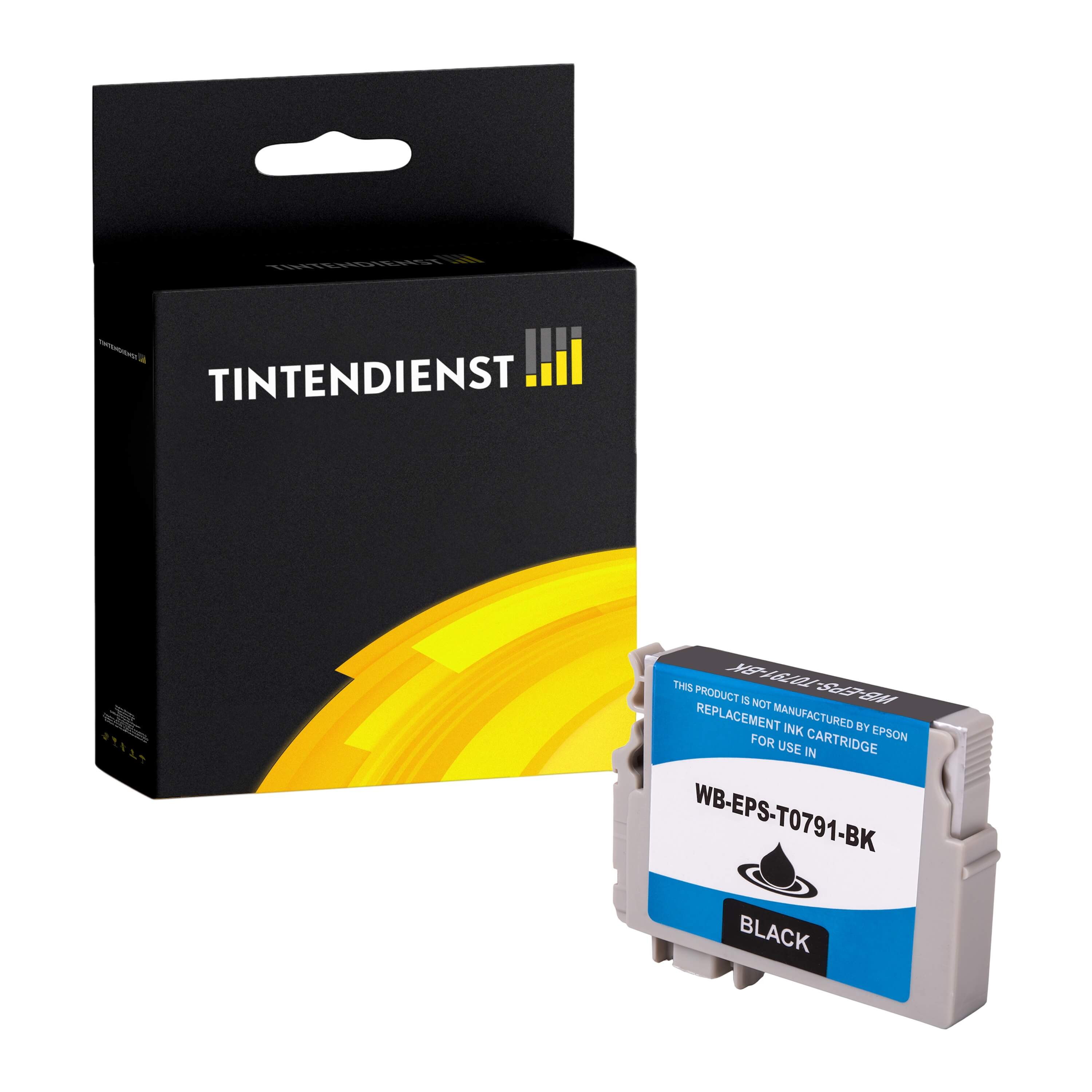 Druckerpatrone kompatibel für Epson C13T07914010 / T0791 Schwarz