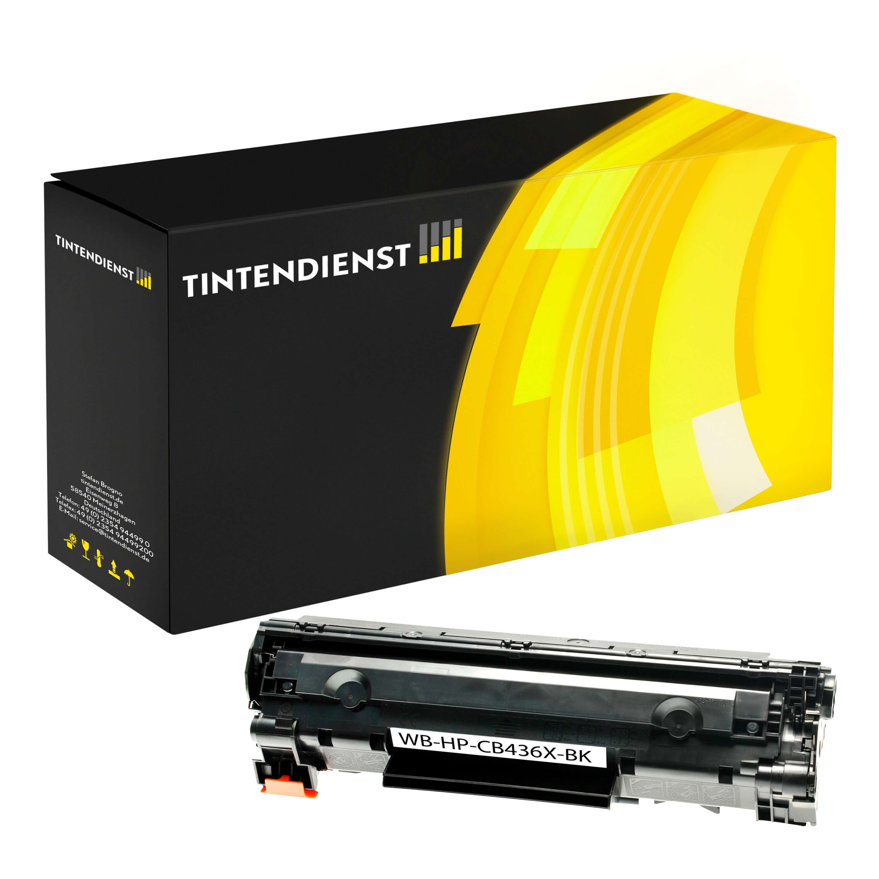 Toner kompatibel für HP LaserJet M 1522 NF MFP (CB436A / 36A) Schwarz