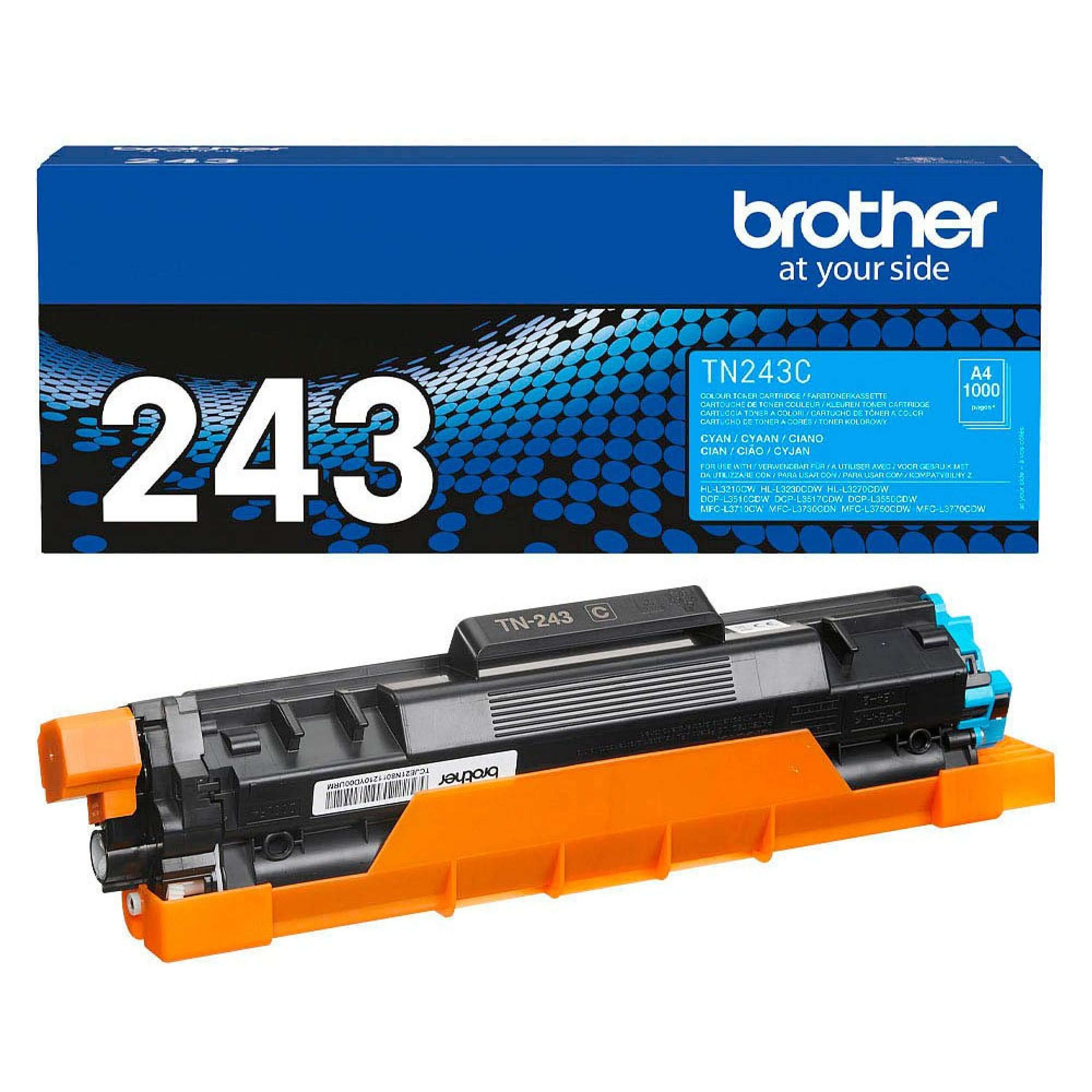 Original Toner Brother MFC-L 3750 CDW (TN-243C) Cyan