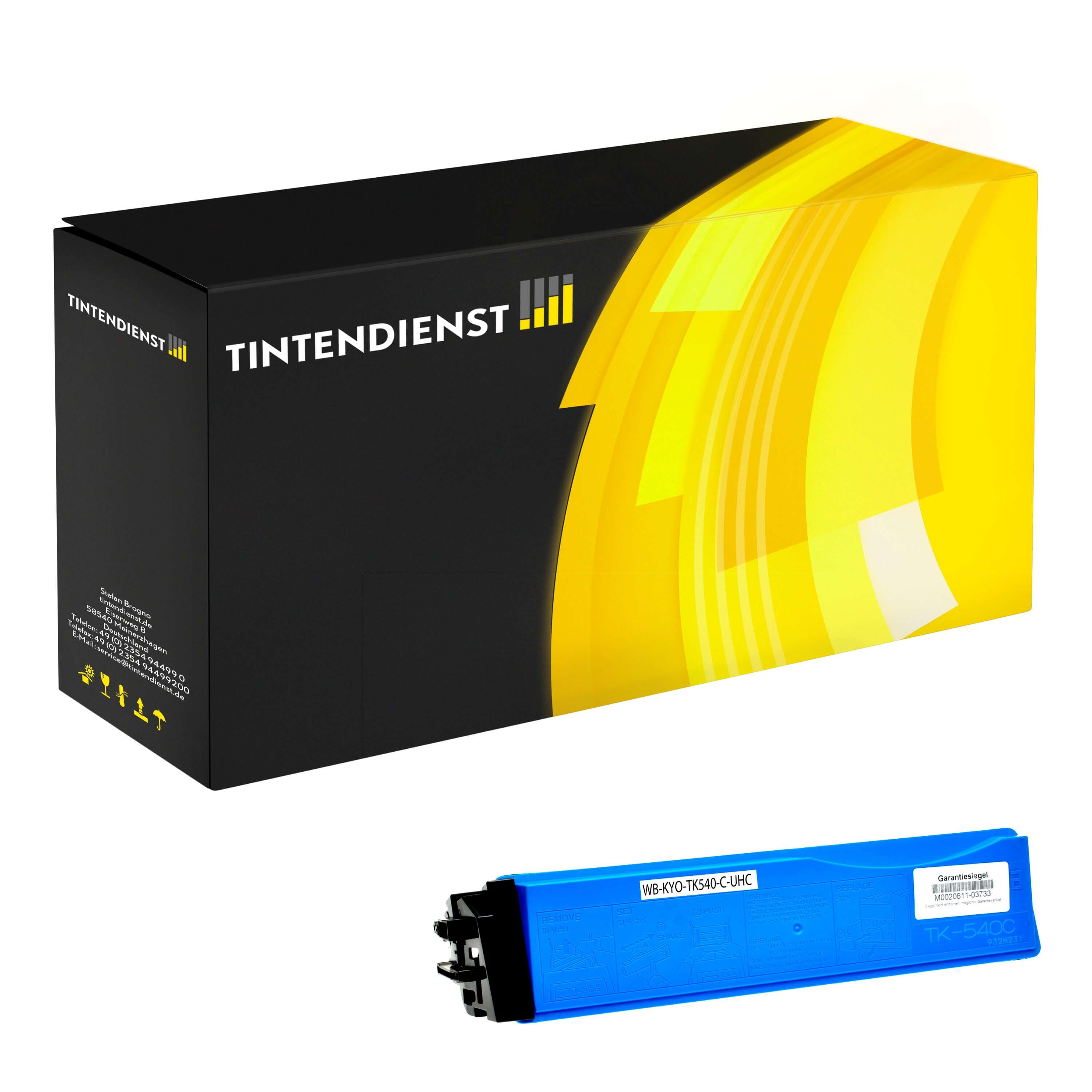 Toner kompatibel für Kyocera FS-C 5100 DN (1T02HLCEU0 / TK-540C) Cyan