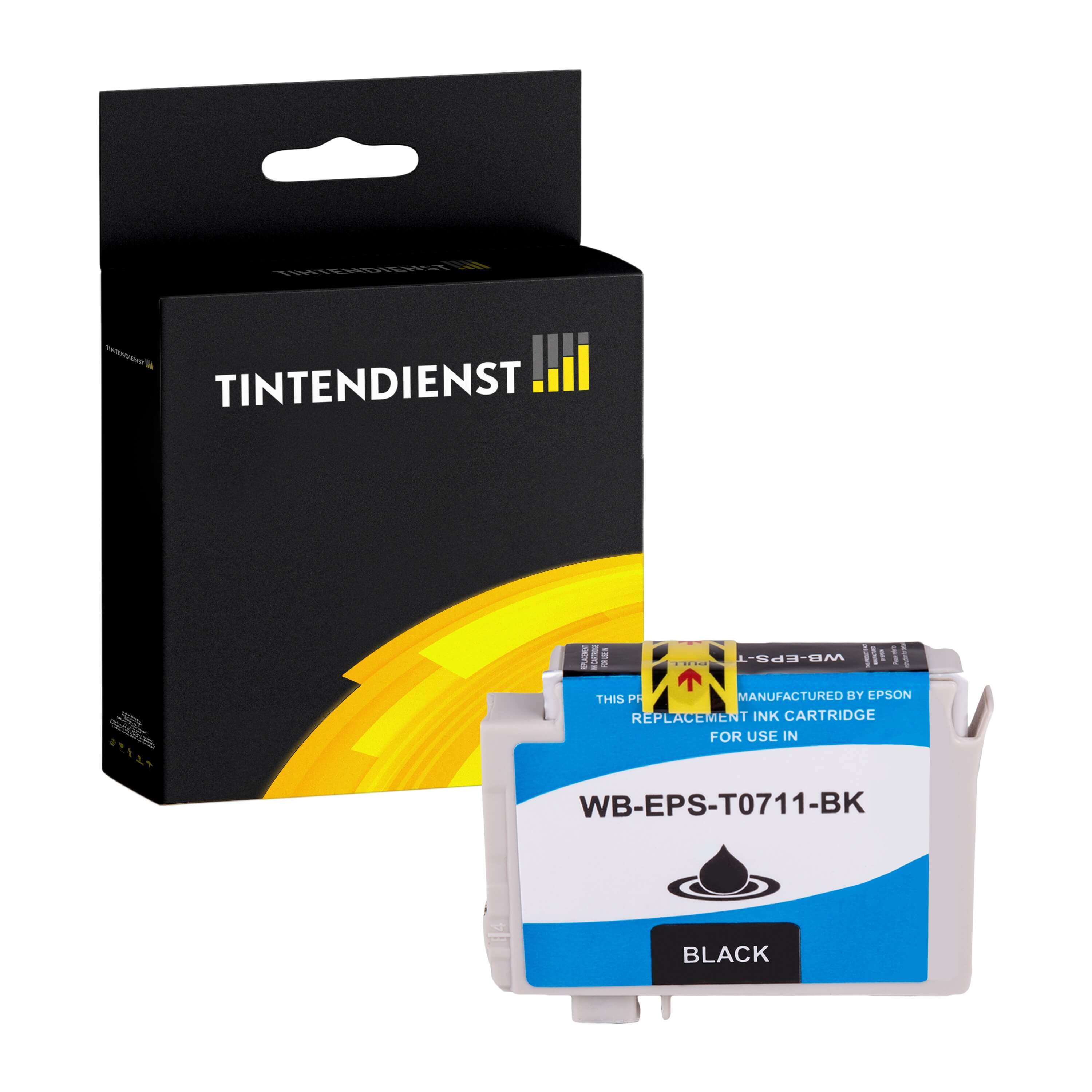 Druckerpatrone kompatibel für Epson Stylus SX 515 W (C13T07114012 / T0711) Schwarz
