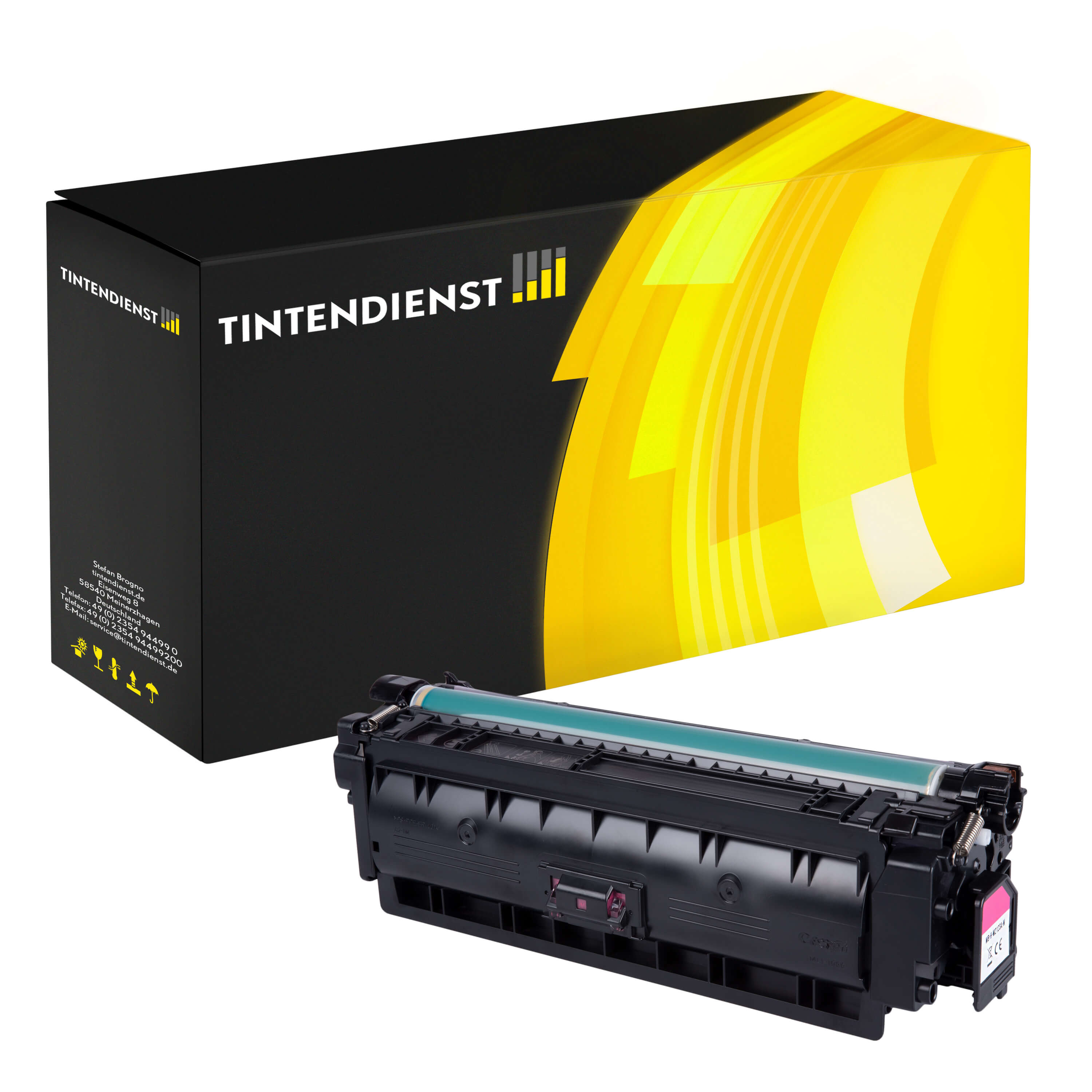 Toner kompatibel für HP Color LaserJet Enterprise M 555 dn (W2123A / 212A) Magenta