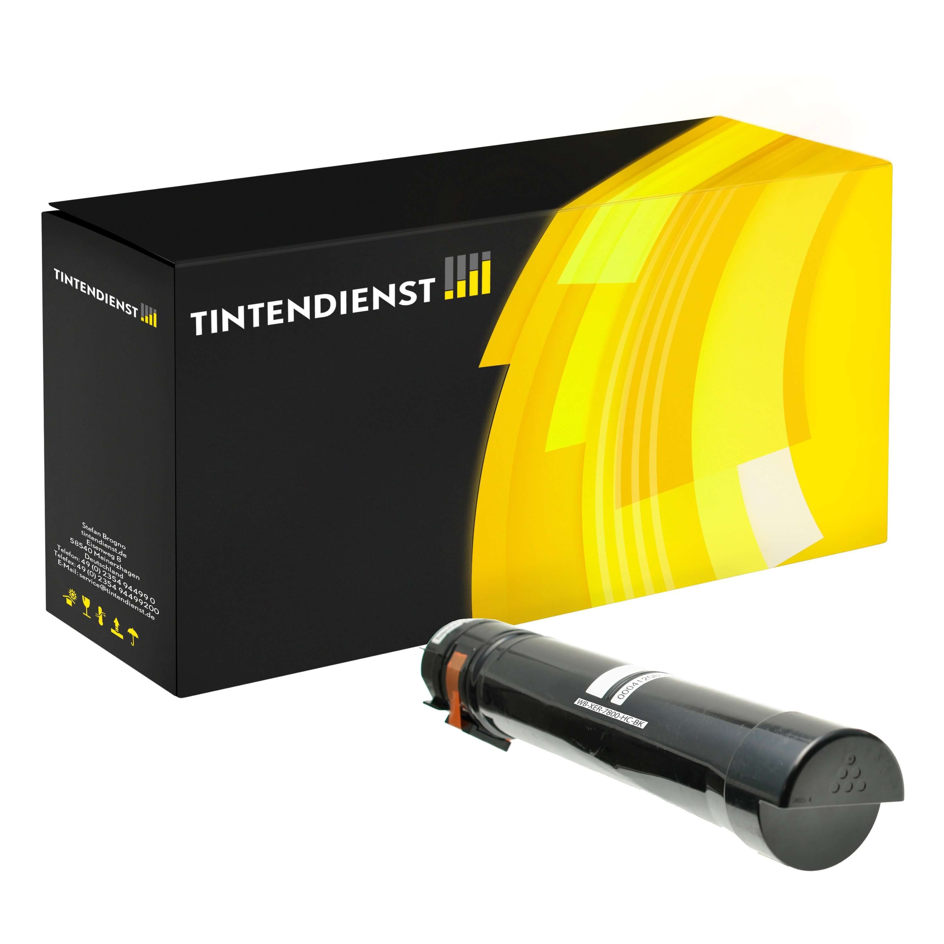 Toner kompatibel für Xerox Phaser 7800 DX (106R01569) Schwarz