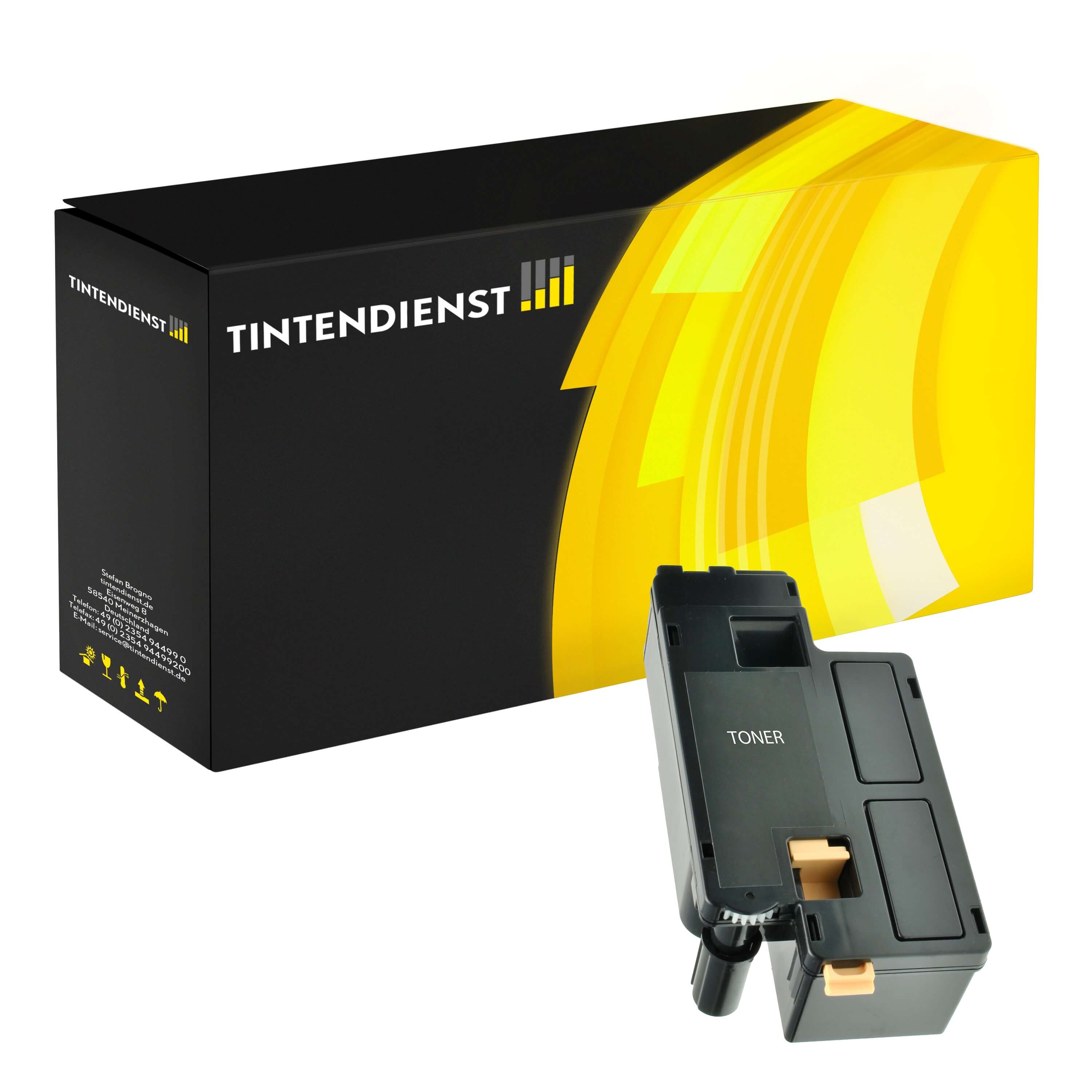 Toner kompatibel für Epson Aculaser C 1700 (C13S050614 / 0614) Schwarz