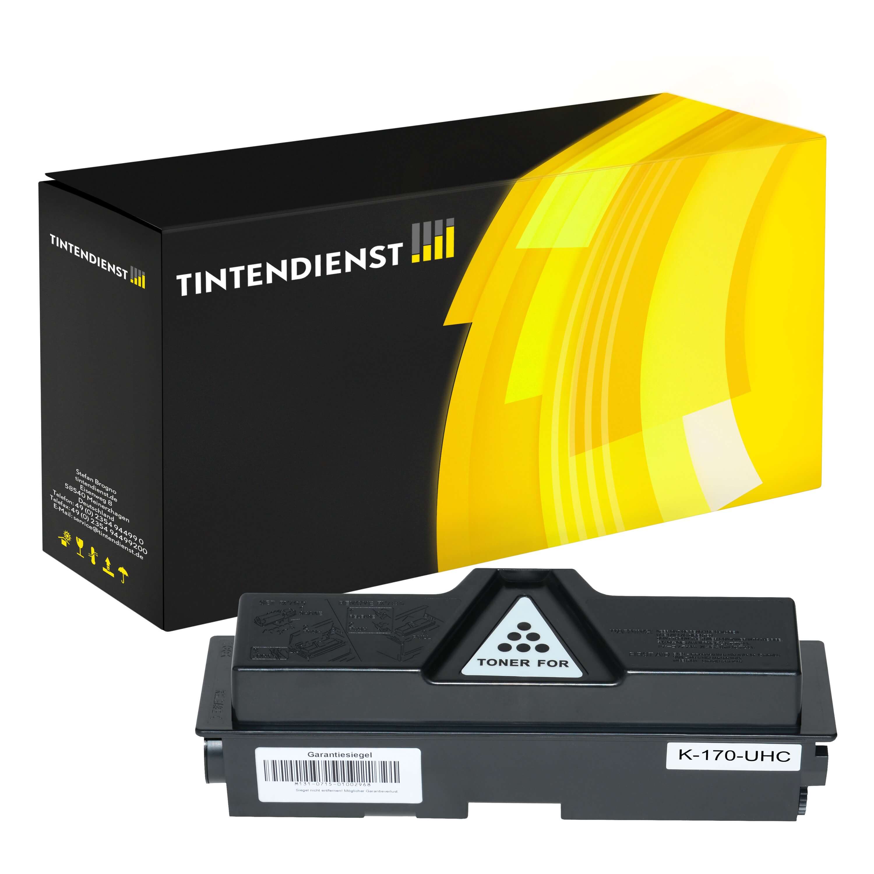 Toner kompatibel für Kyocera Ecosys P 2100 Series (1T02LZ0NL0 / TK-170) Schwarz