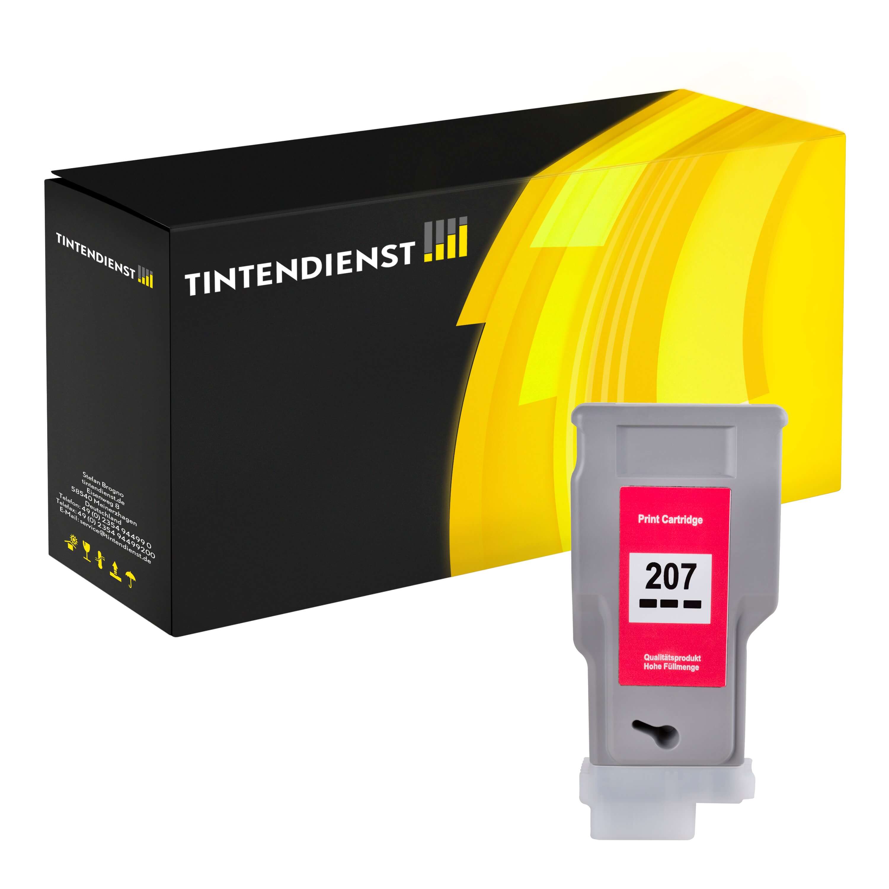 Druckerpatrone kompatibel für Canon imagePROGRAF IPF 680 Series (8788B001 / PFI-207MBK) Schwarz