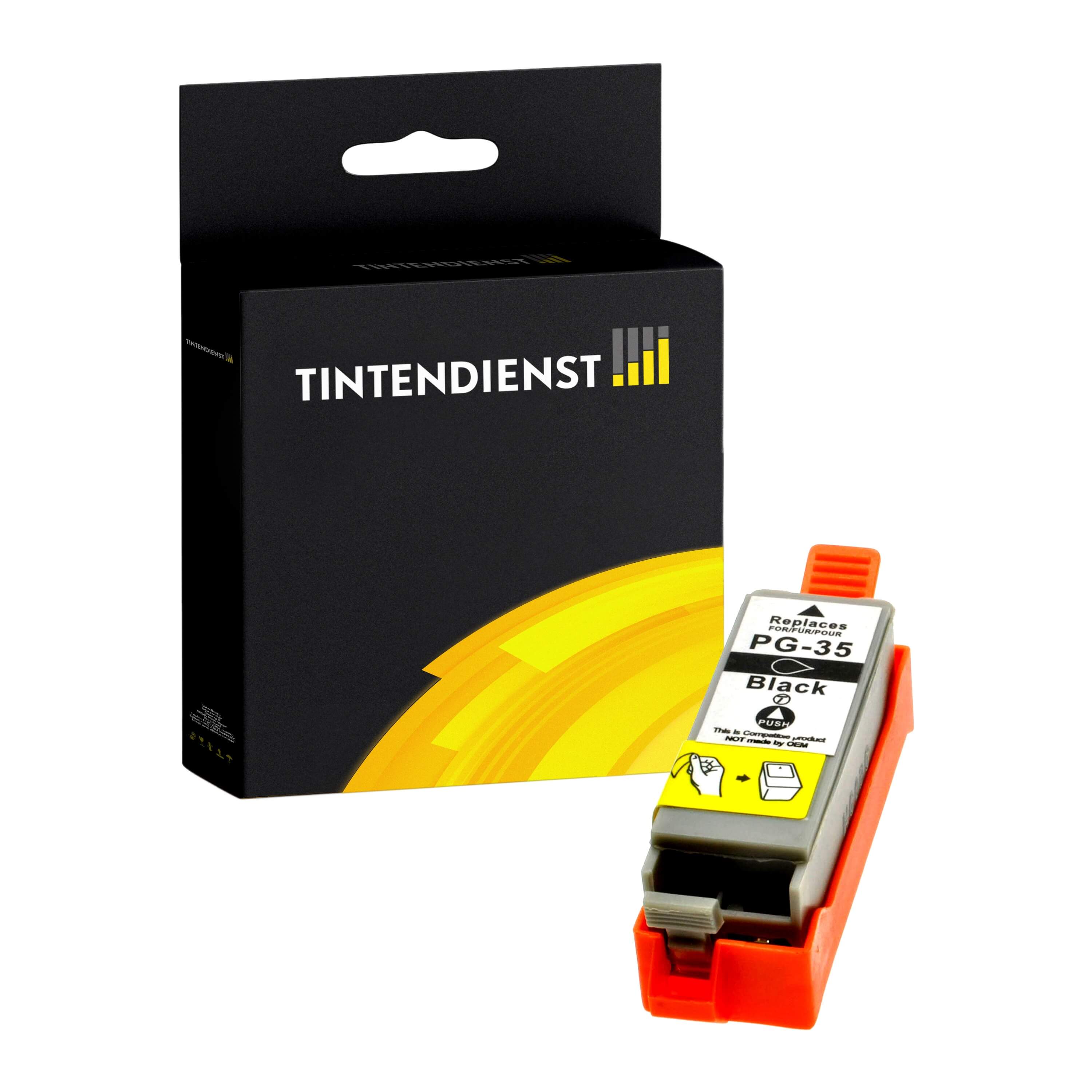 Druckerpatrone kompatibel für Canon Pixma IP 100 V (1509B001 / PGI-35BK) Schwarz