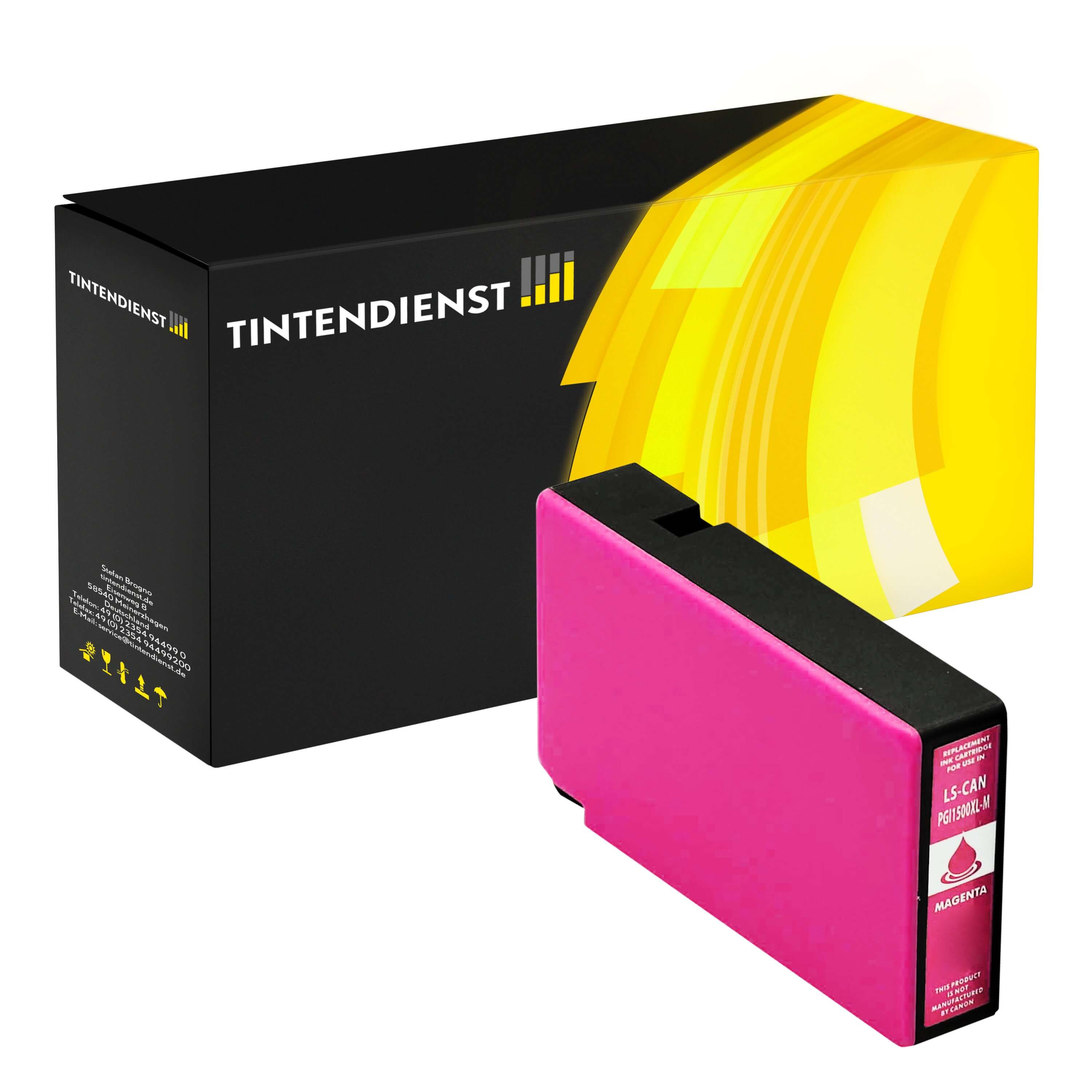 Druckerpatrone kompatibel für Canon Maxify MB 2300 Series (9194B001 / PGI-1500XLM) Magenta