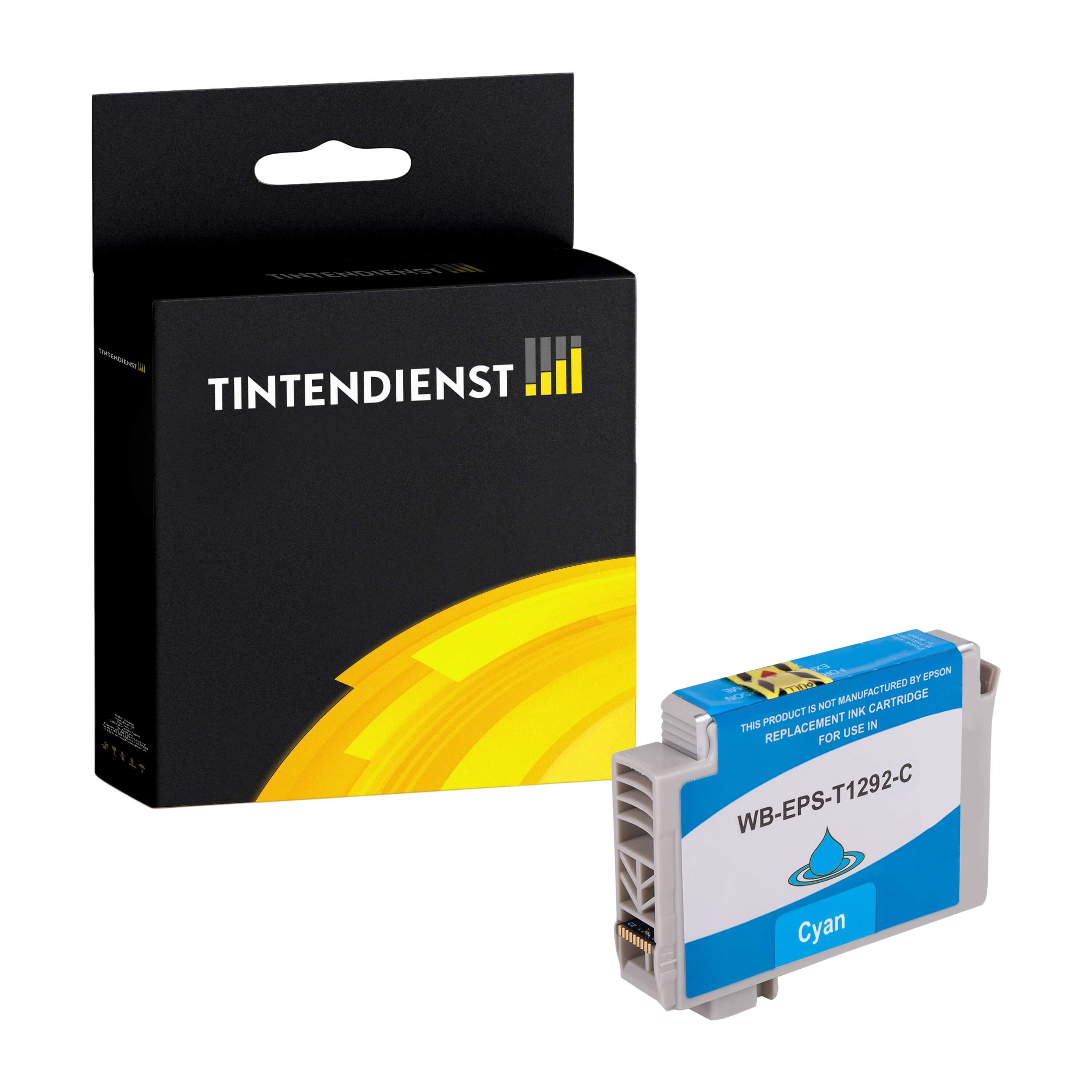 Druckerpatrone kompatibel für Epson Stylus SX 425 W (C13T12924012 / T1292) Cyan