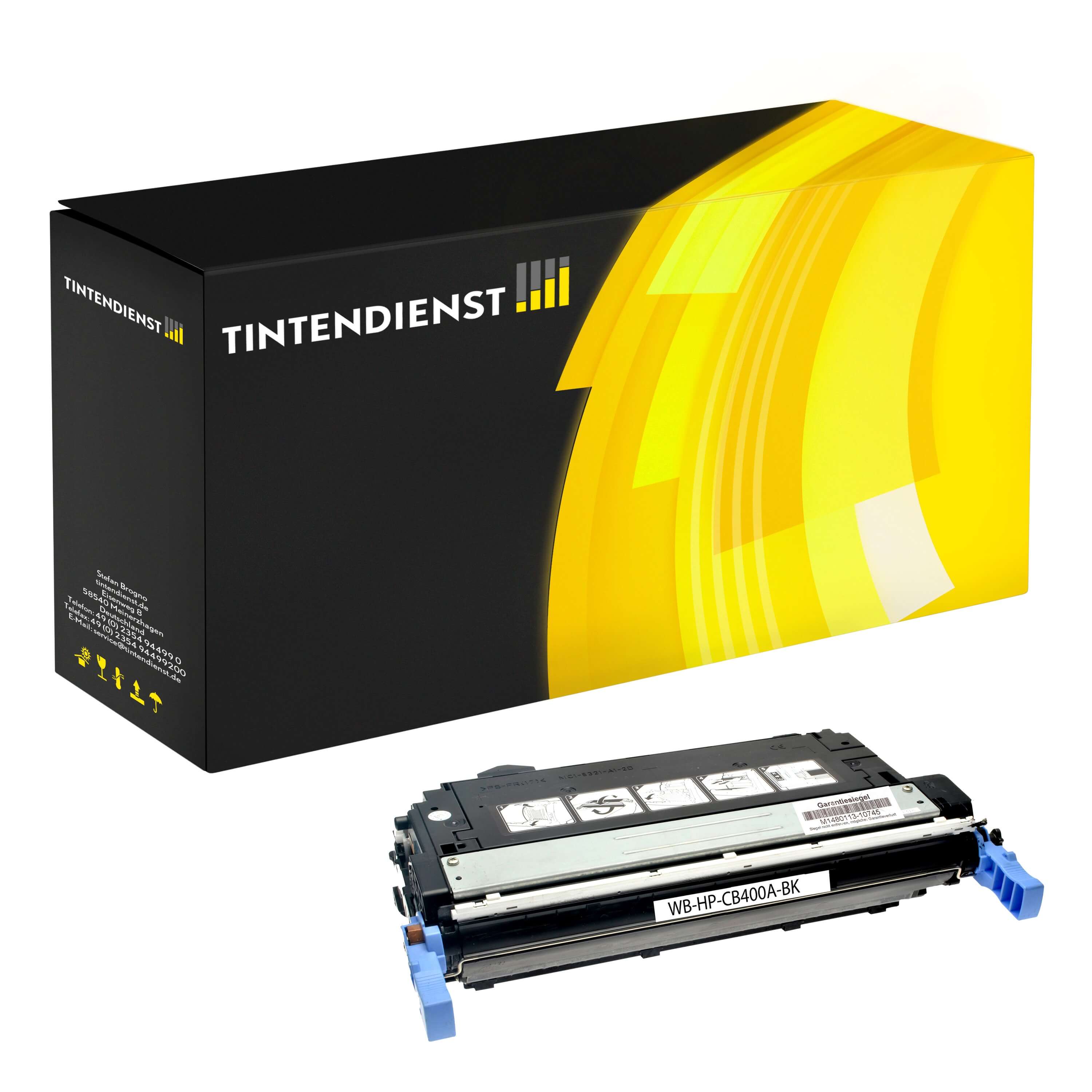 Toner kompatibel für HP Color LaserJet CP 4005 DN (CB400A / 642A) Schwarz