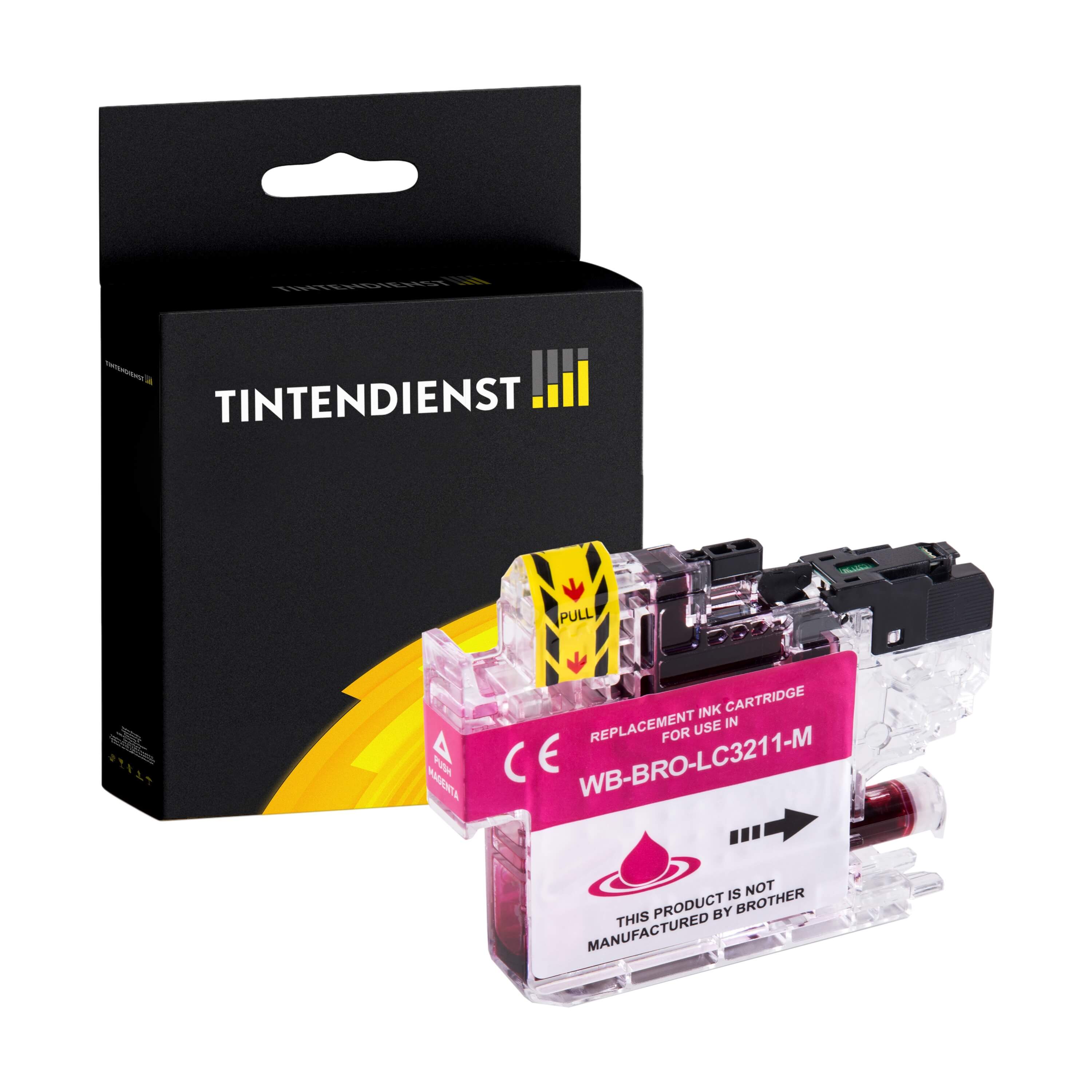 Druckerpatrone kompatibel für Brother MFC-J 491 DW (LC-3211M) Magenta