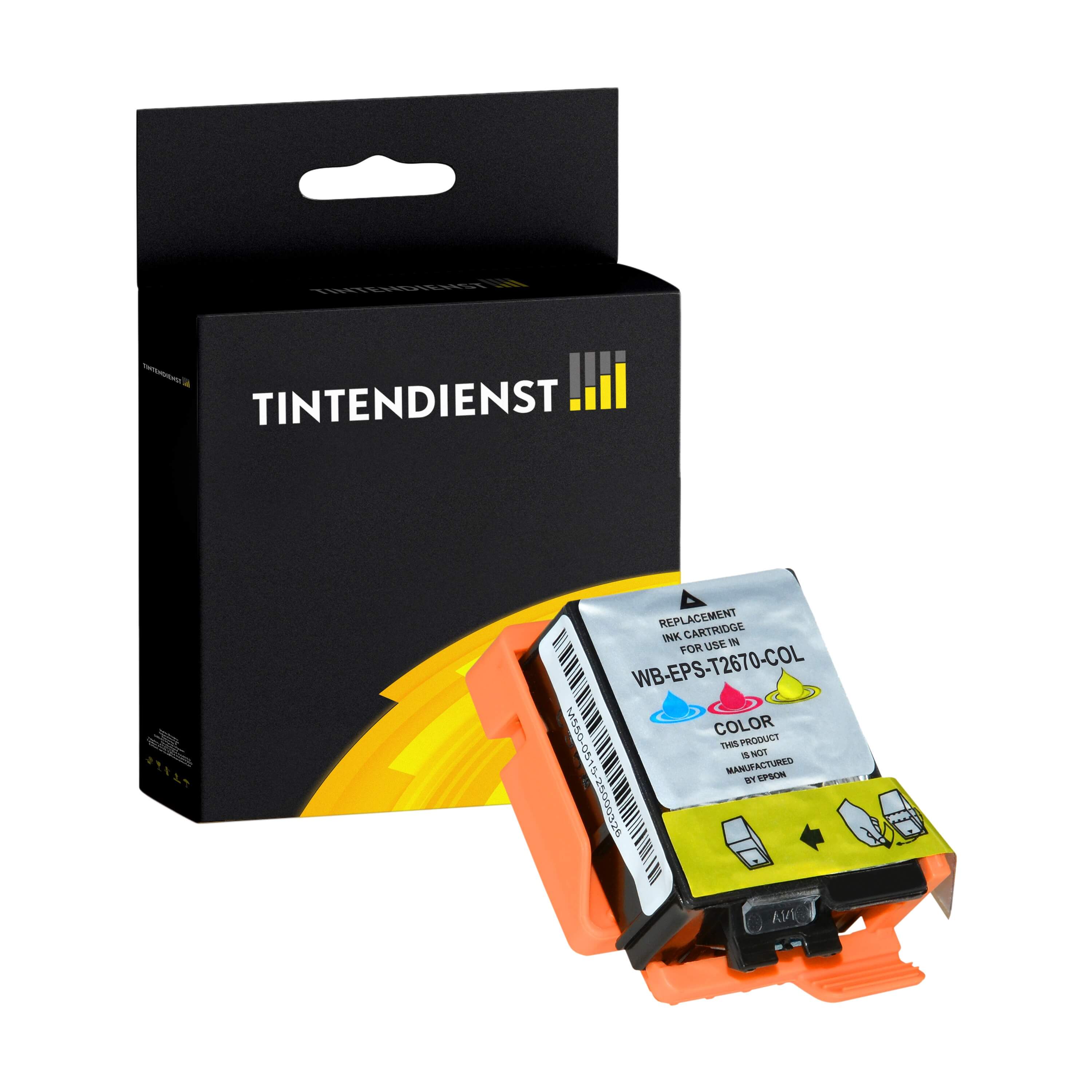 Druckerpatrone kompatibel für Epson C13T26704010 / 267 Color