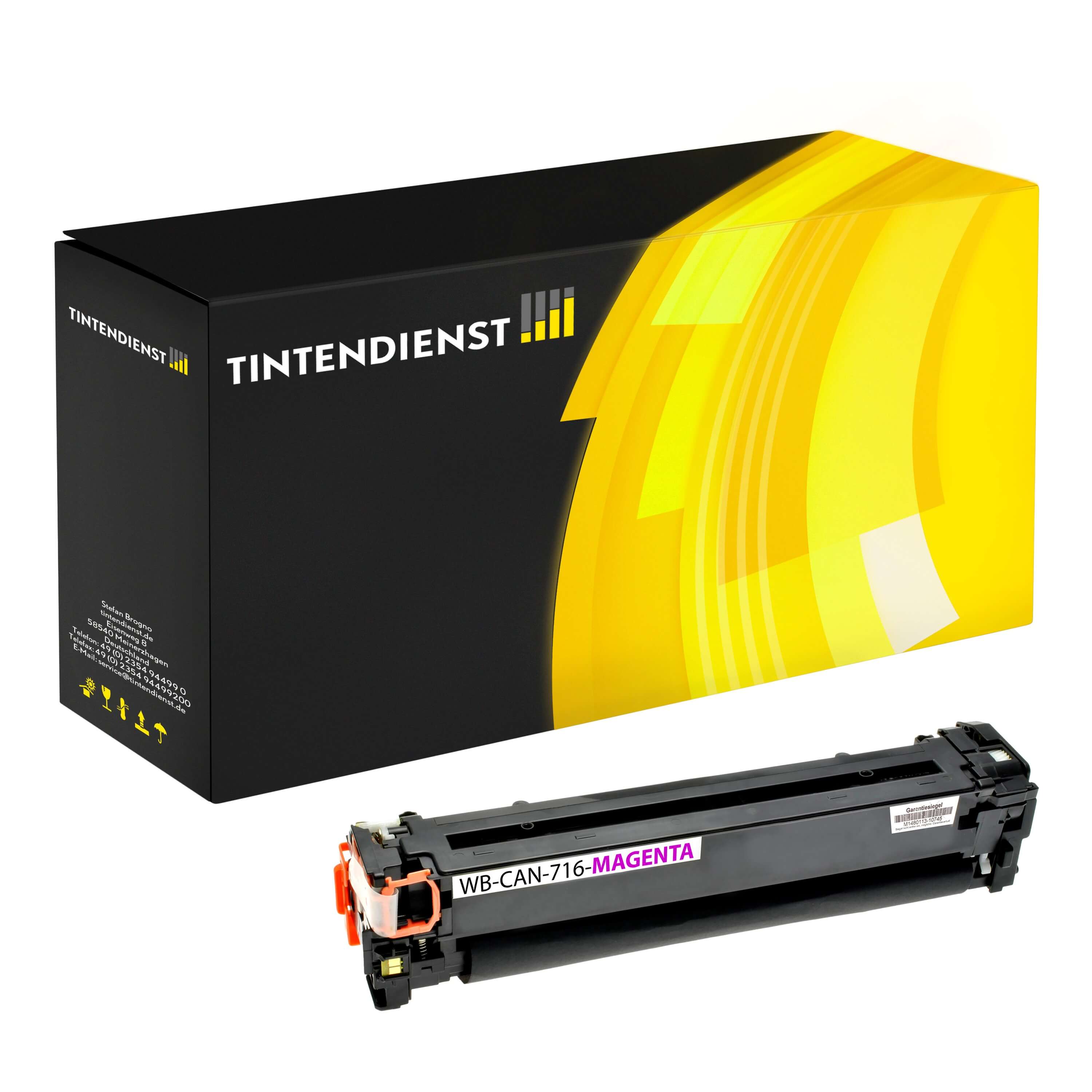 Toner kompatibel für Canon i-SENSYS LBP-5050 n (1978B002 / 716M) Magenta