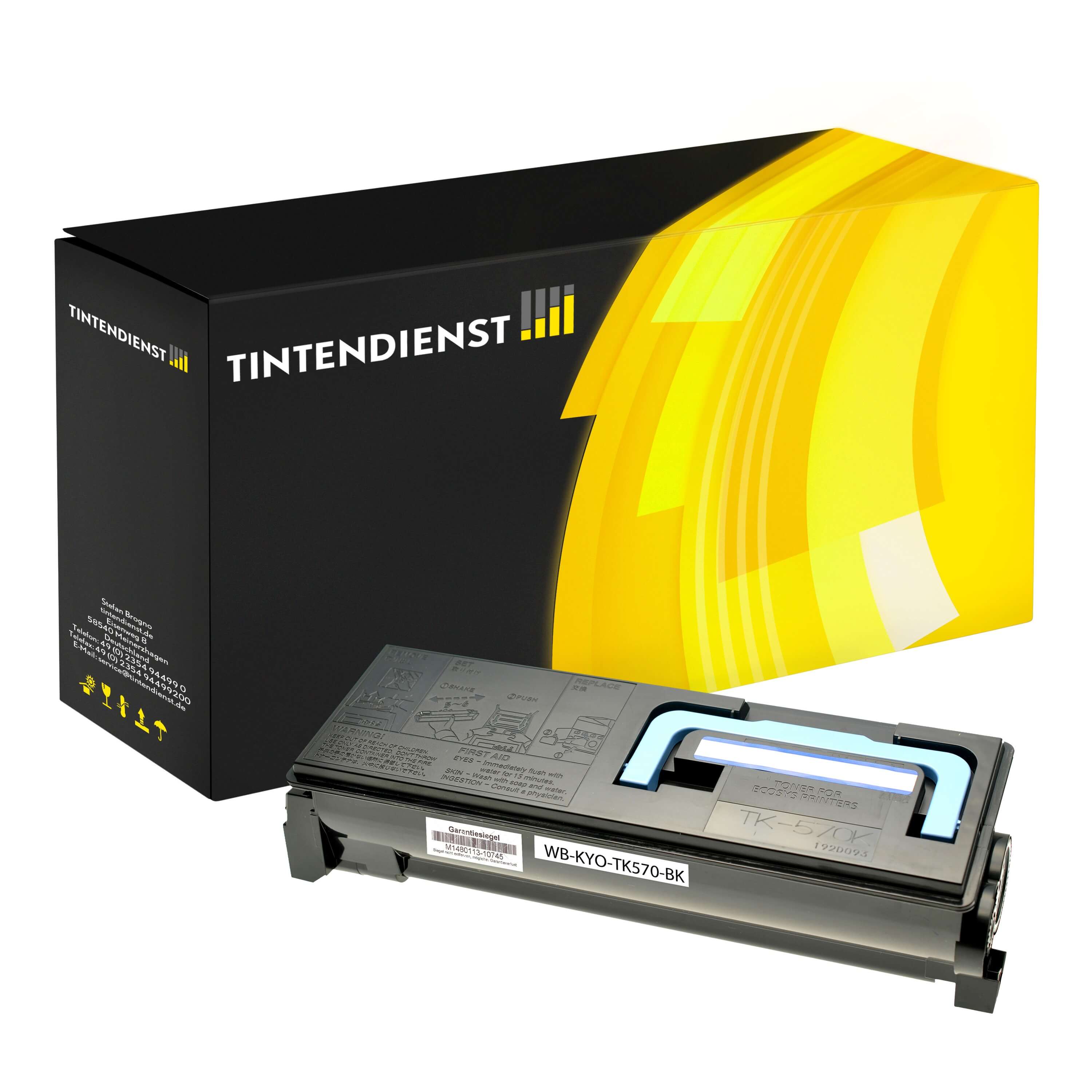 Toner kompatibel für Kyocera Ecosys P 7035 cdn (1T02HG0EU0 / TK-570K) Schwarz