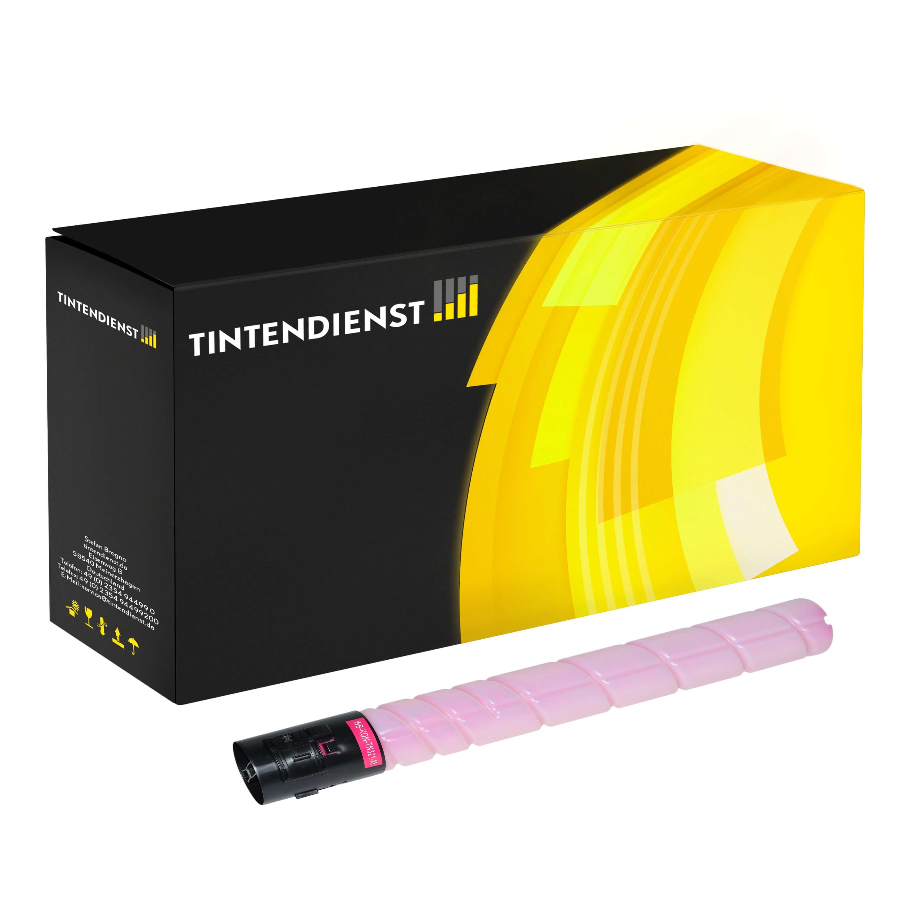 Toner kompatibel für Konica Minolta Bizhub C 284 (A33K350 / TN-321M) Magenta