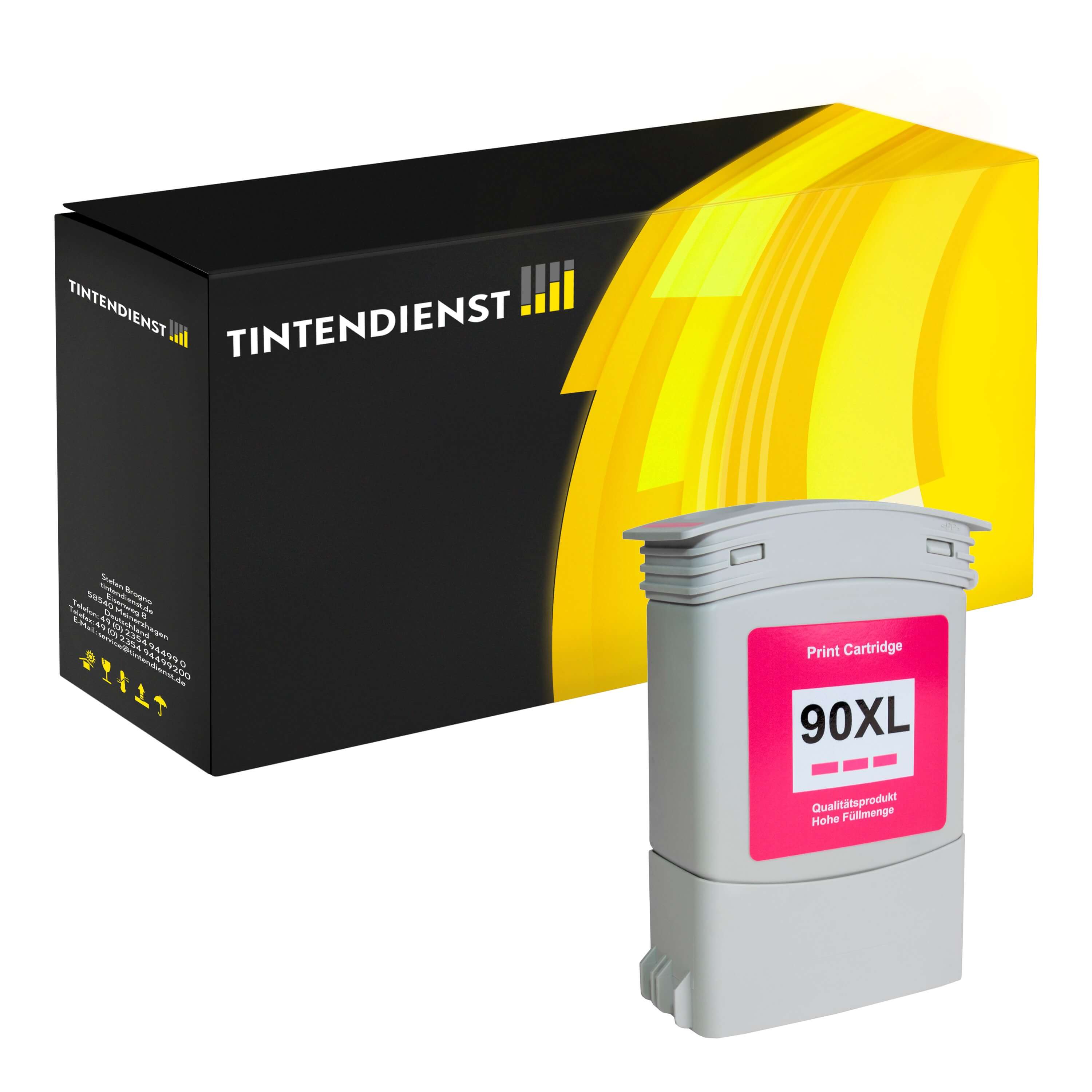 Druckerpatrone kompatibel für HP DesignJet 4500 MFP (C5063A / 90) Magenta